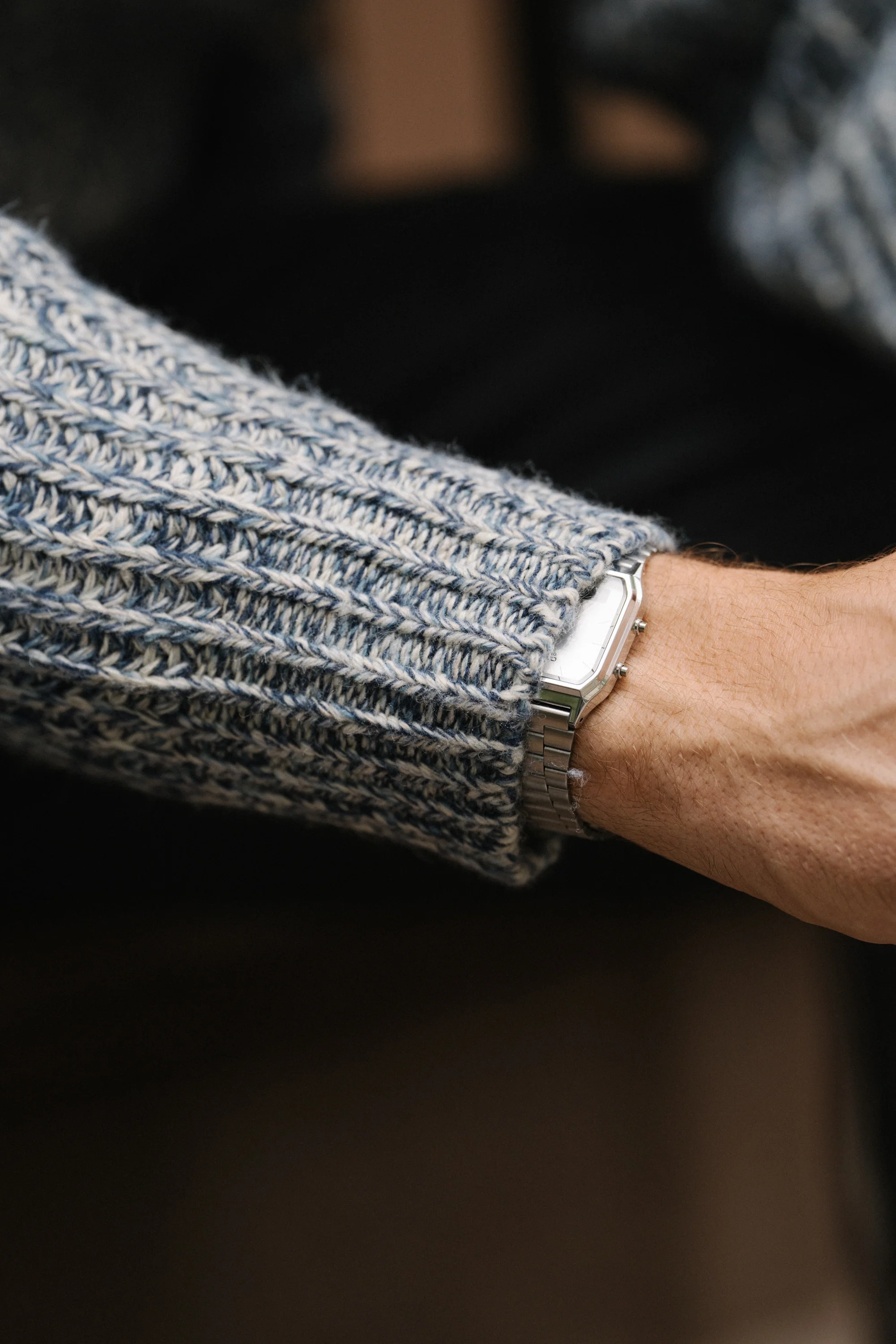 CHUNKY TWIST HEAVY KNIT - PEBBLE - Image 7