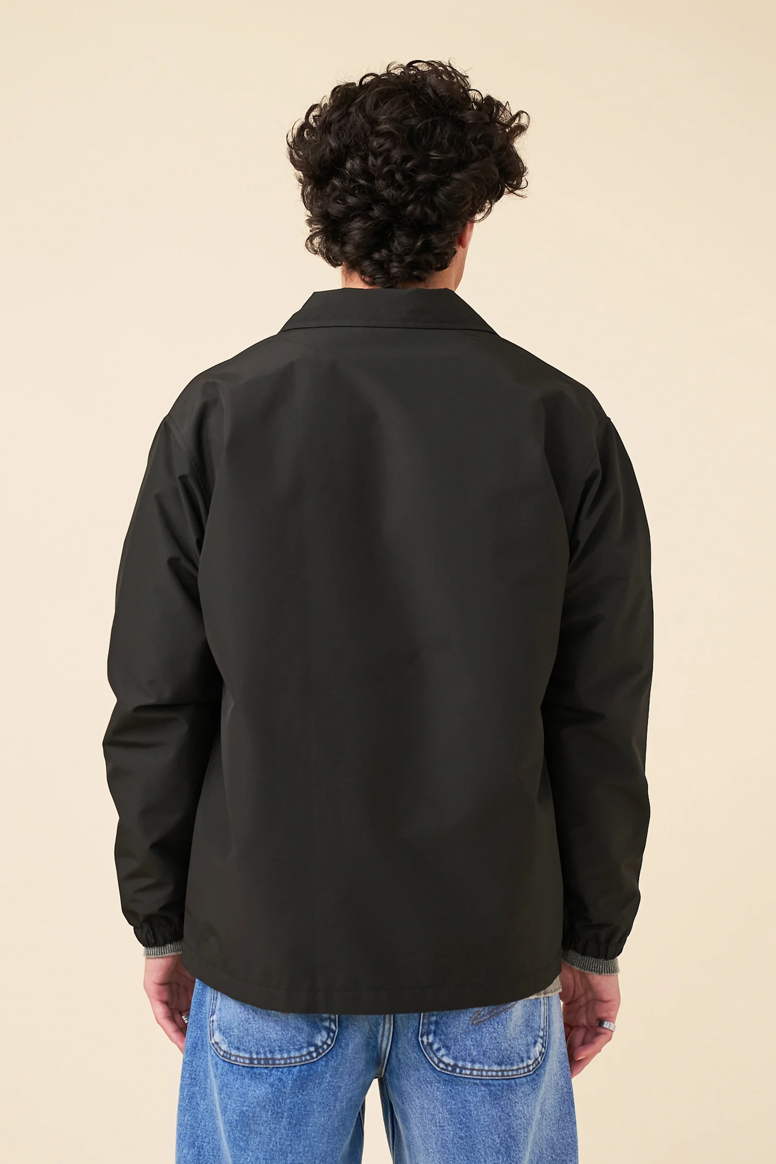 CLASSIC COACH JACKET - BLACK - Image 4