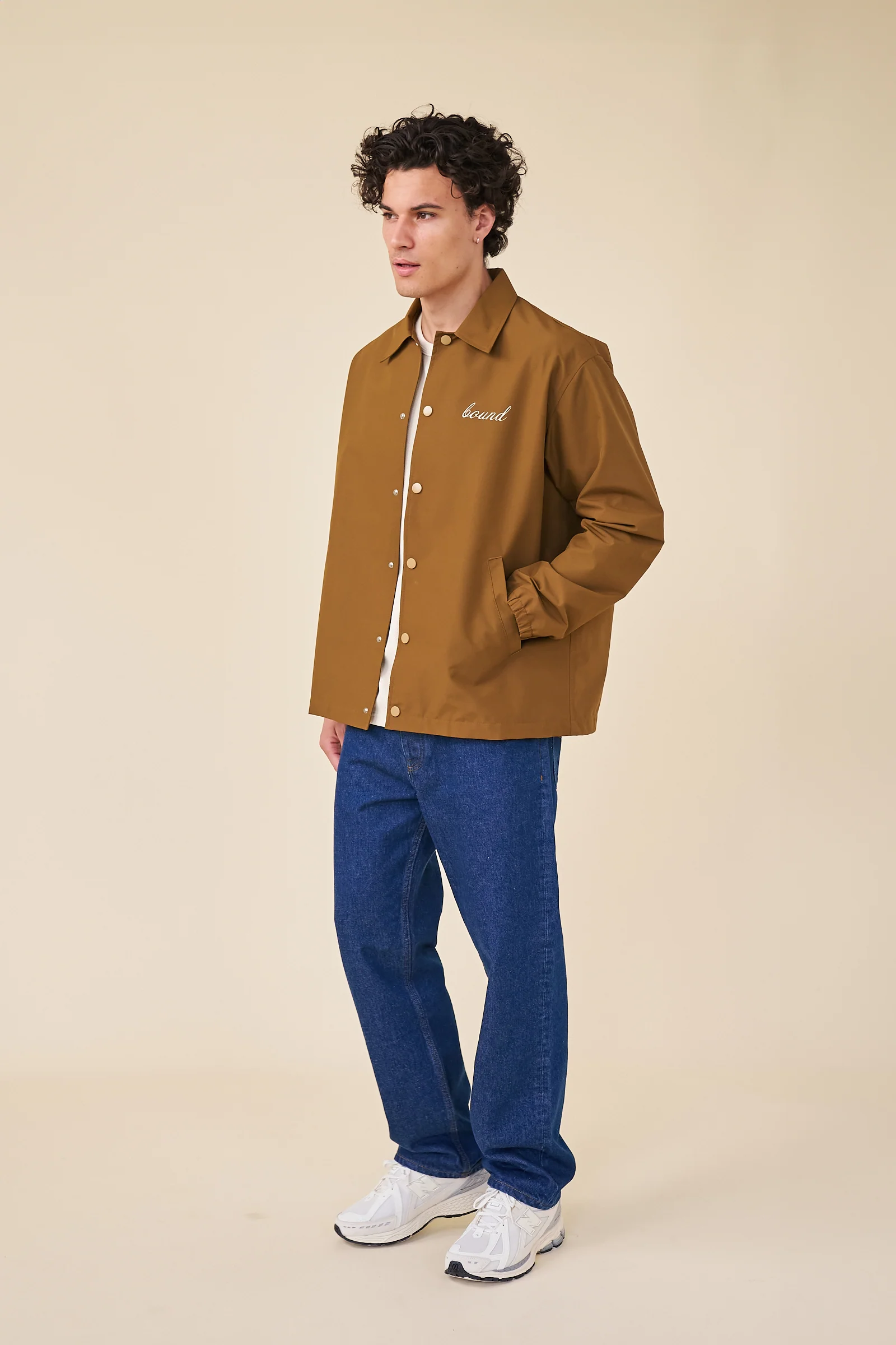 CLASSIC COACH JACKET - CARAMEL - Image 3