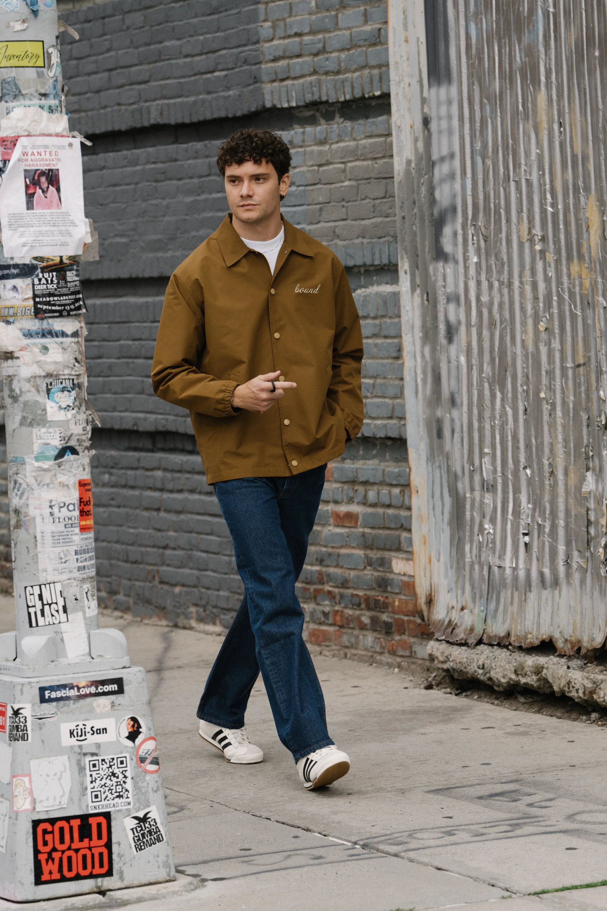 CLASSIC COACH JACKET - CARAMEL - Image 8