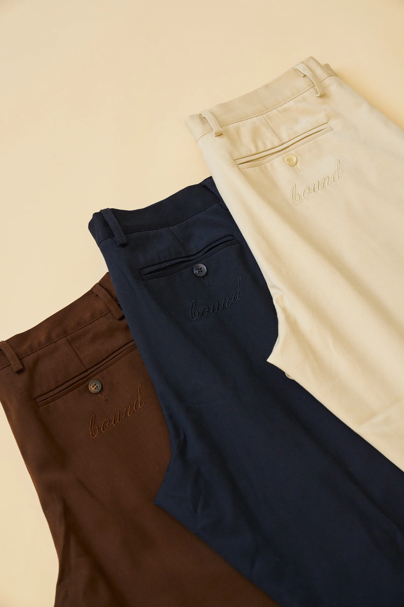PLEATED SMART TROUSERS - BROWN - Image 5