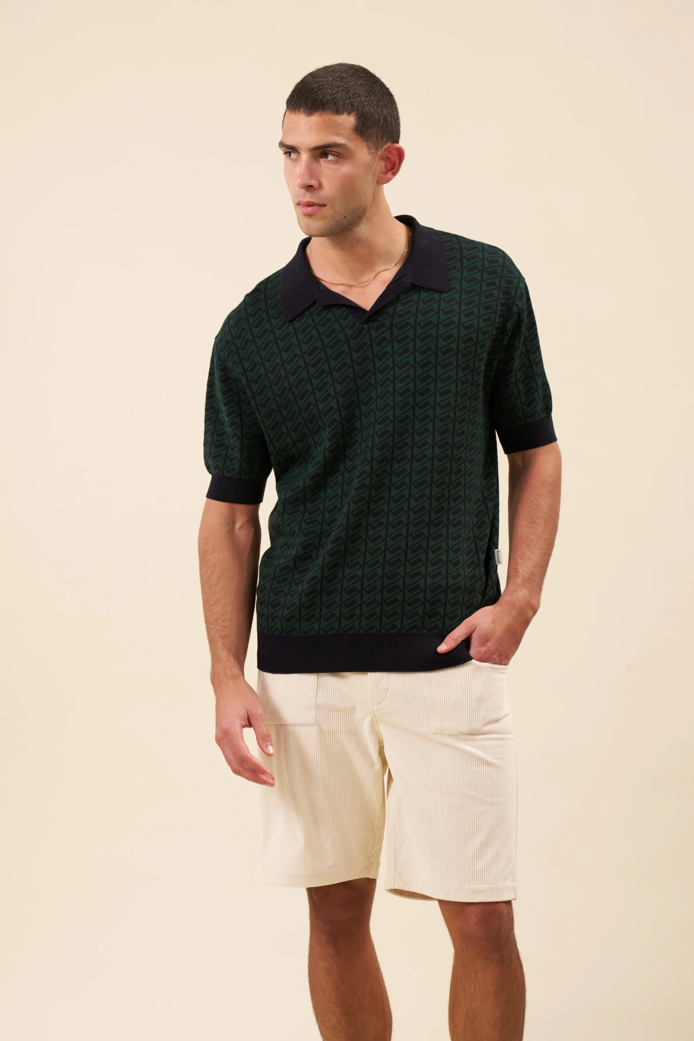 CORD CARPENTER SHORTS - BARLEY CREAM - Image 3