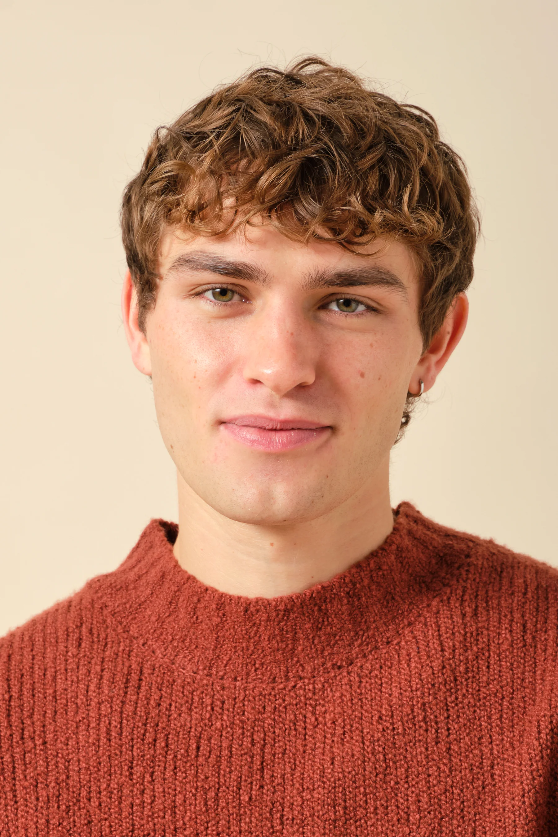 CROPPED WOOL KNIT - BRICK - Image 5