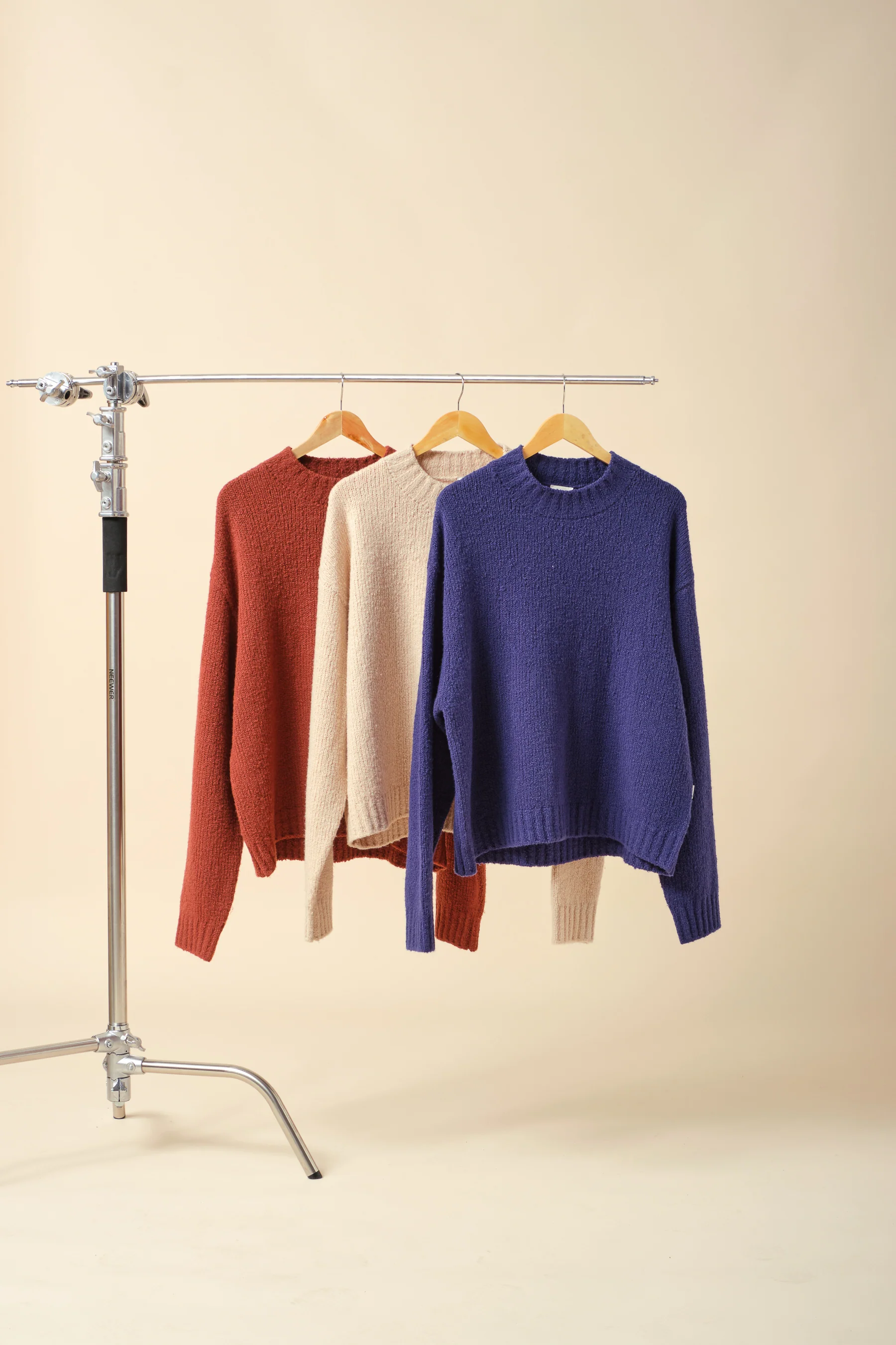CROPPED WOOL KNIT - BRICK - Image 9