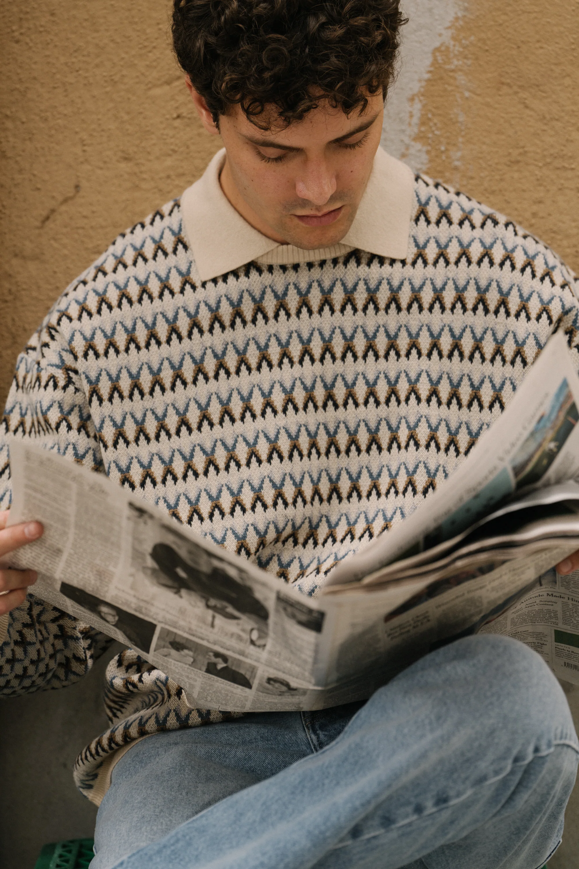 CROSBY WOOL POLO COLLAR KNIT - Image 8