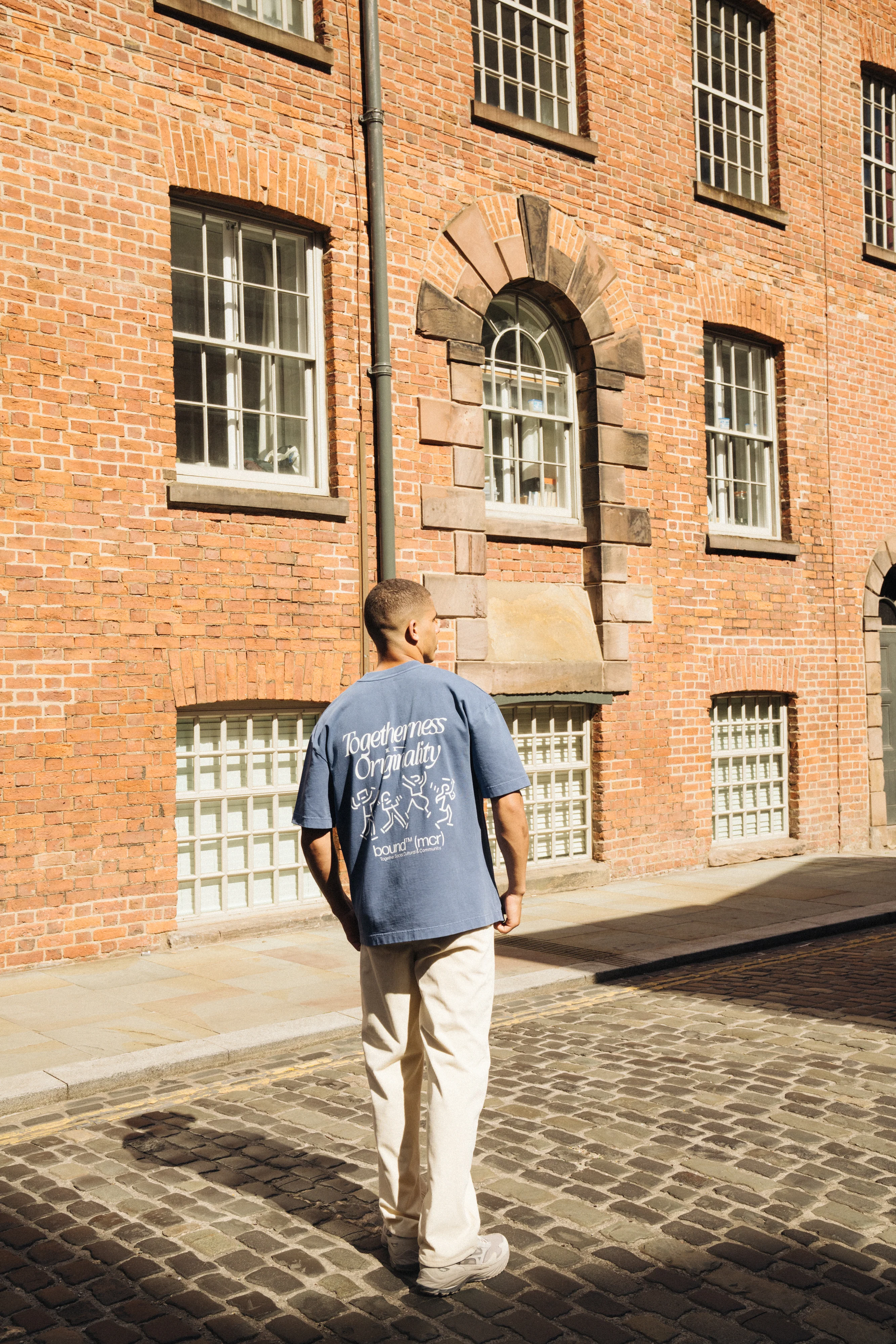 DANCING TEE - WASHED LIGHT NAVY - Image 3