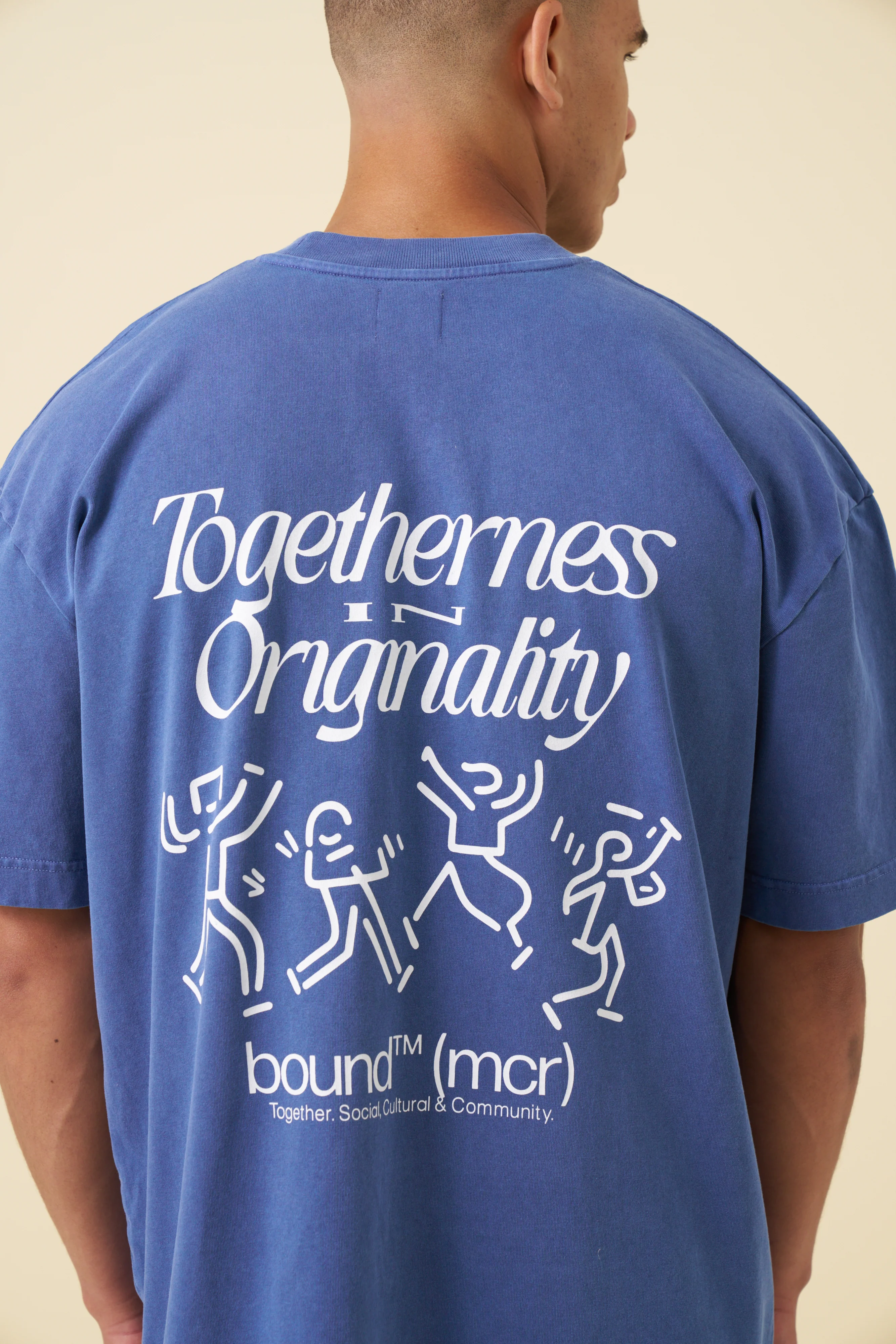 DANCING TEE - WASHED LIGHT NAVY - Image 5