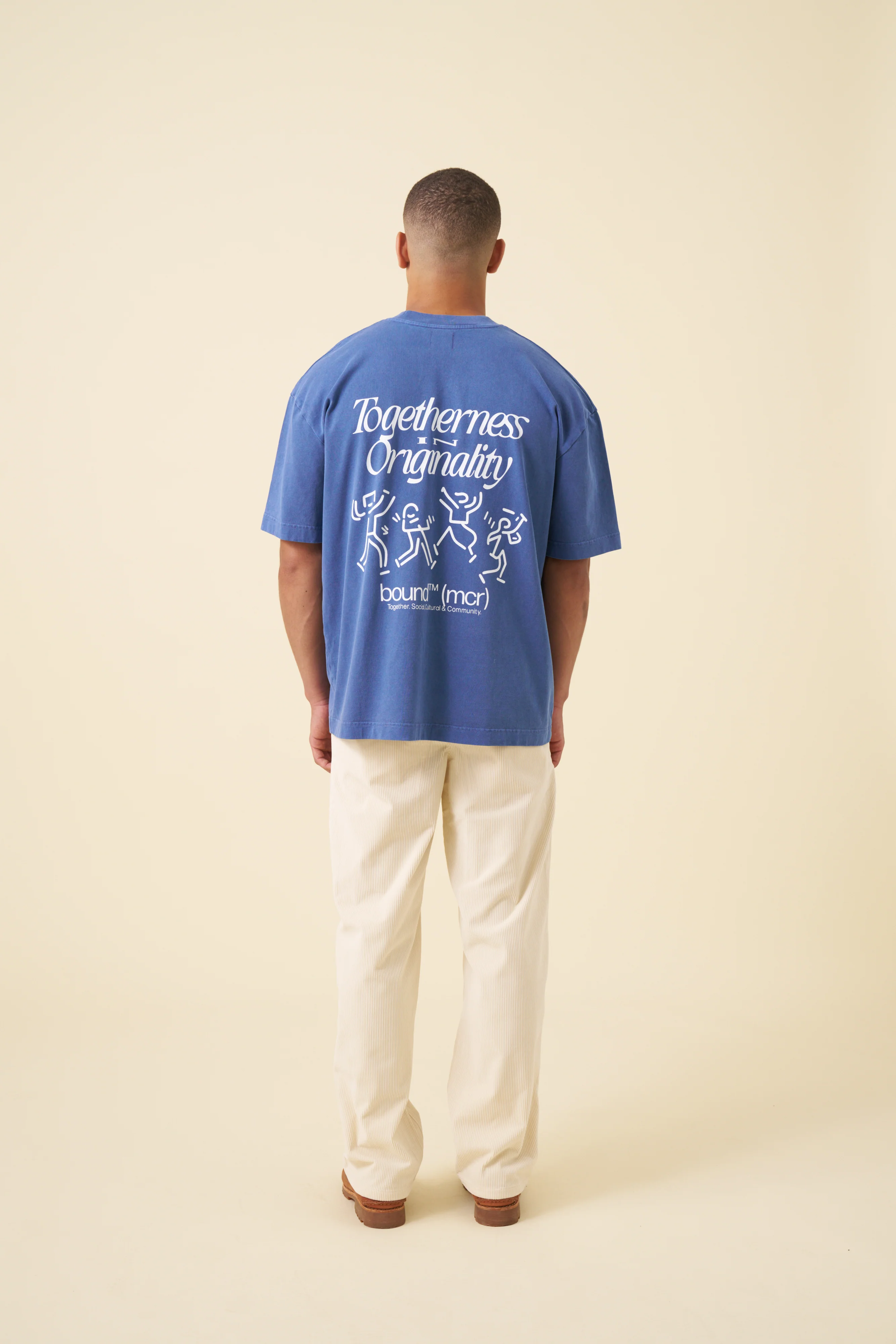 DANCING TEE - WASHED LIGHT NAVY - Image 6