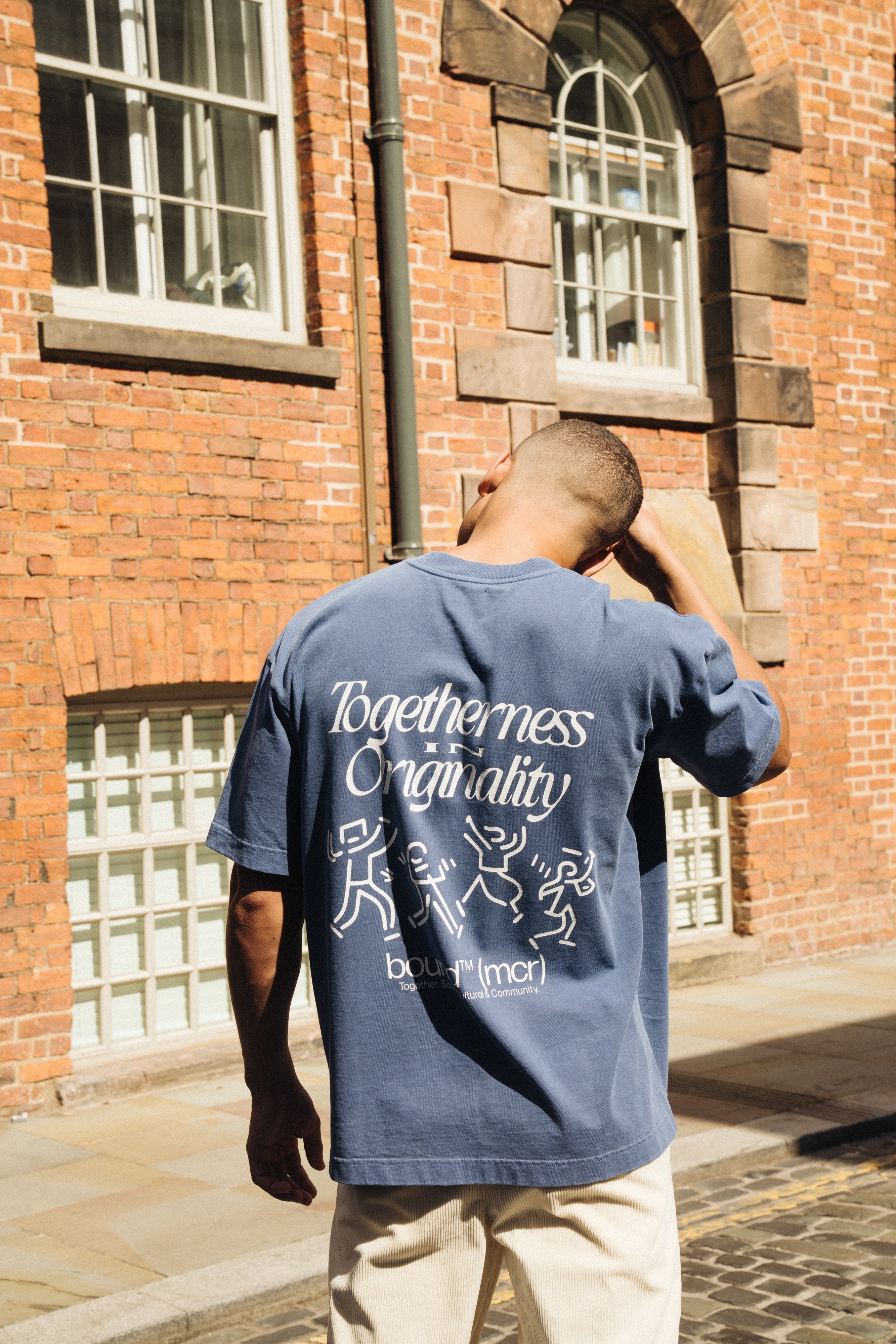 DANCING TEE - WASHED LIGHT NAVY - Image 7