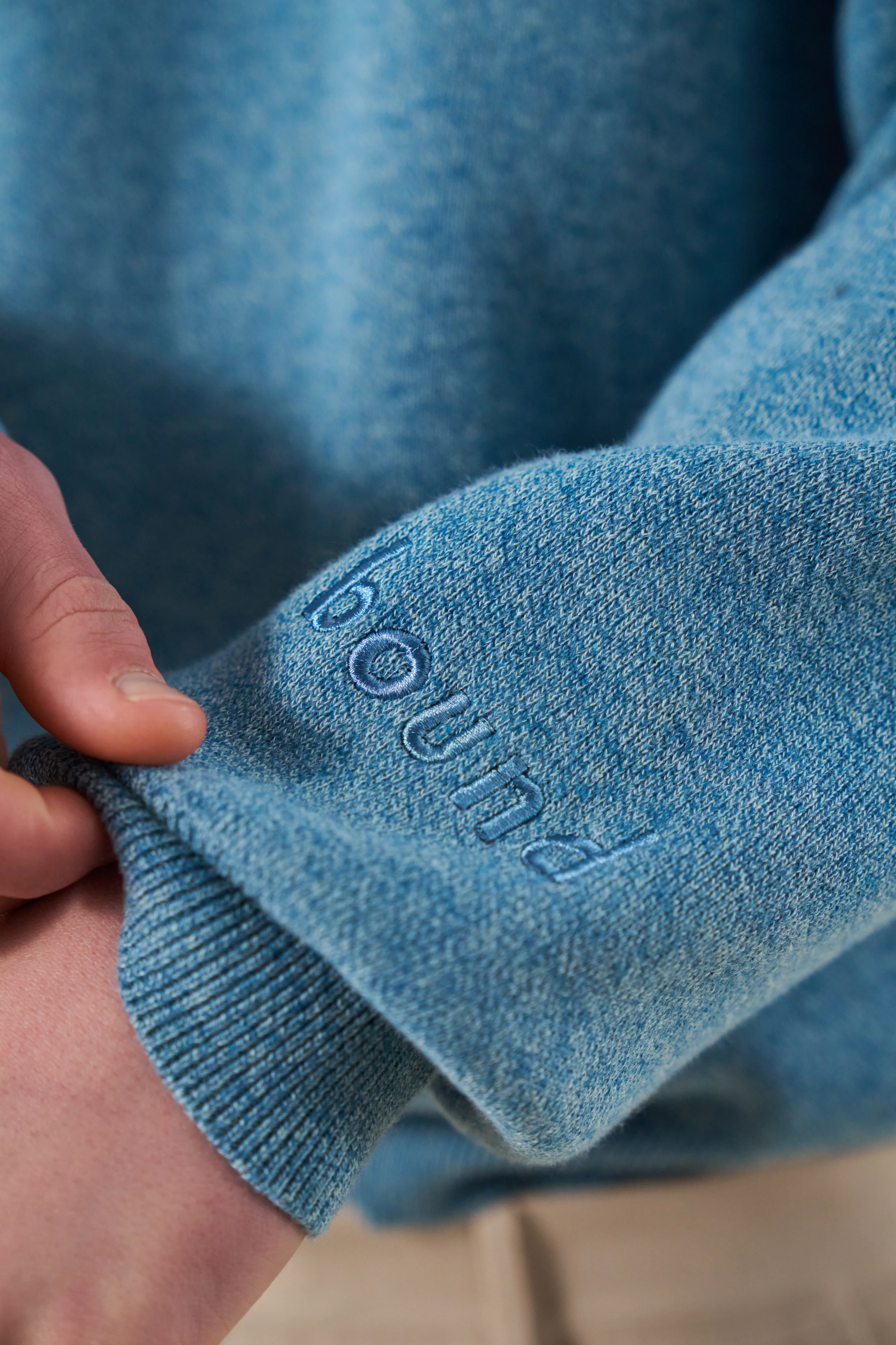 DELMAR KNIT SWEATER - AZURE BLUE - Image 7