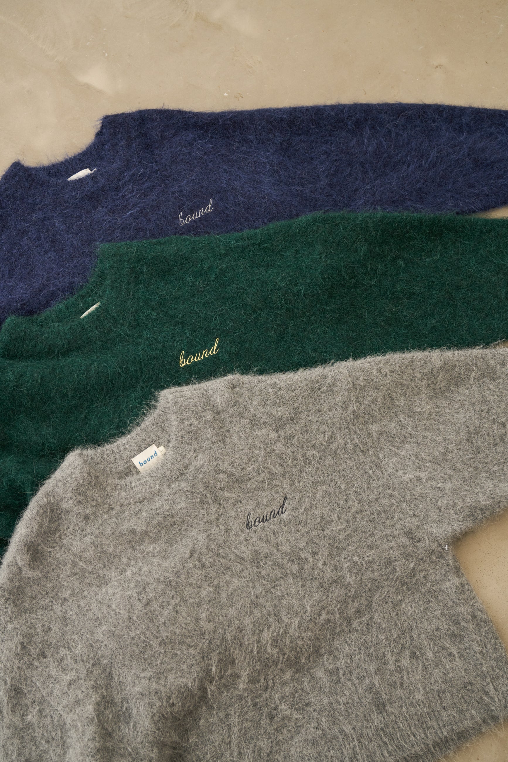 DEXTER CROPPED ALPACA KNIT - GREY - Image 7