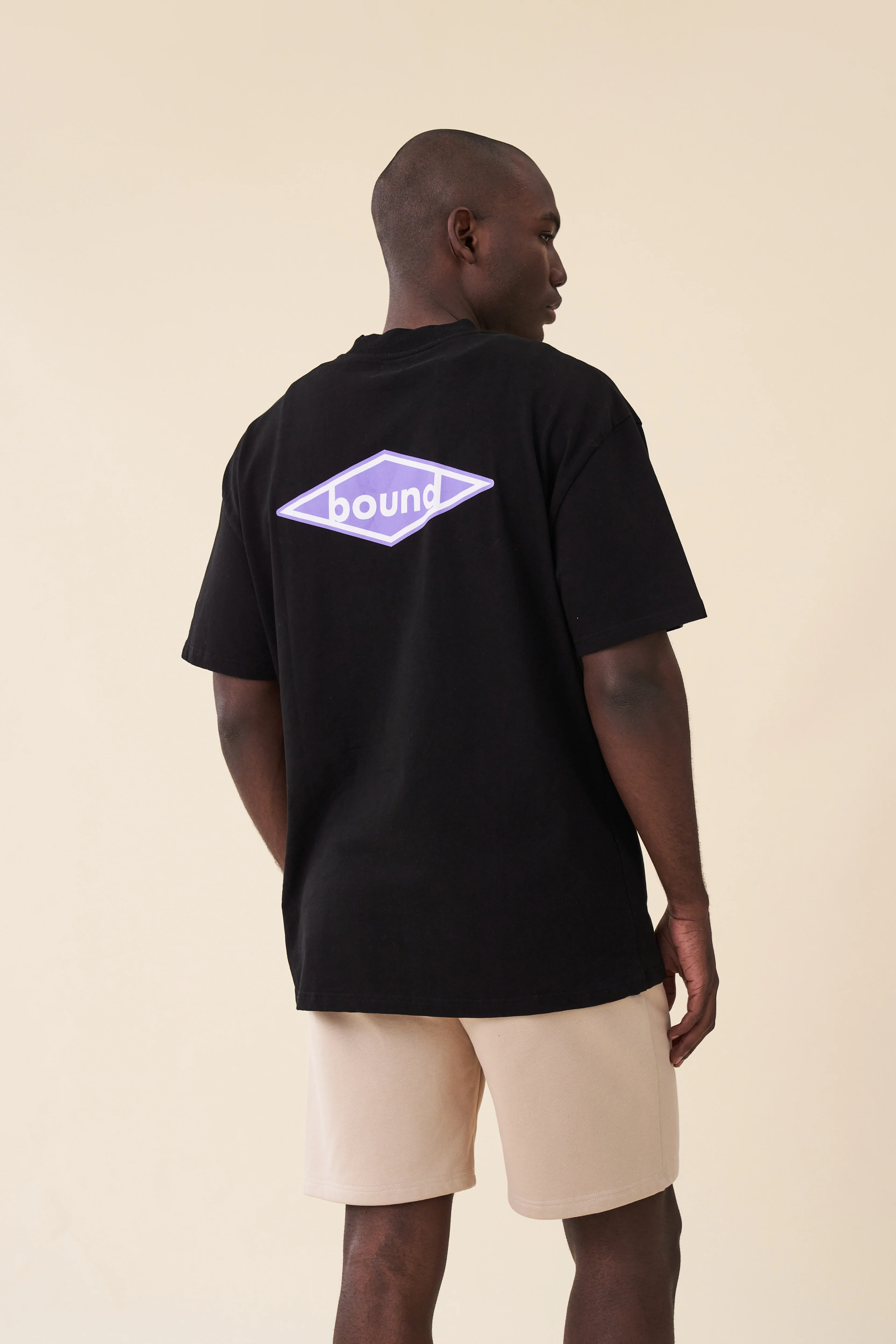 DIAMOND TEE - BLACK - Image 2