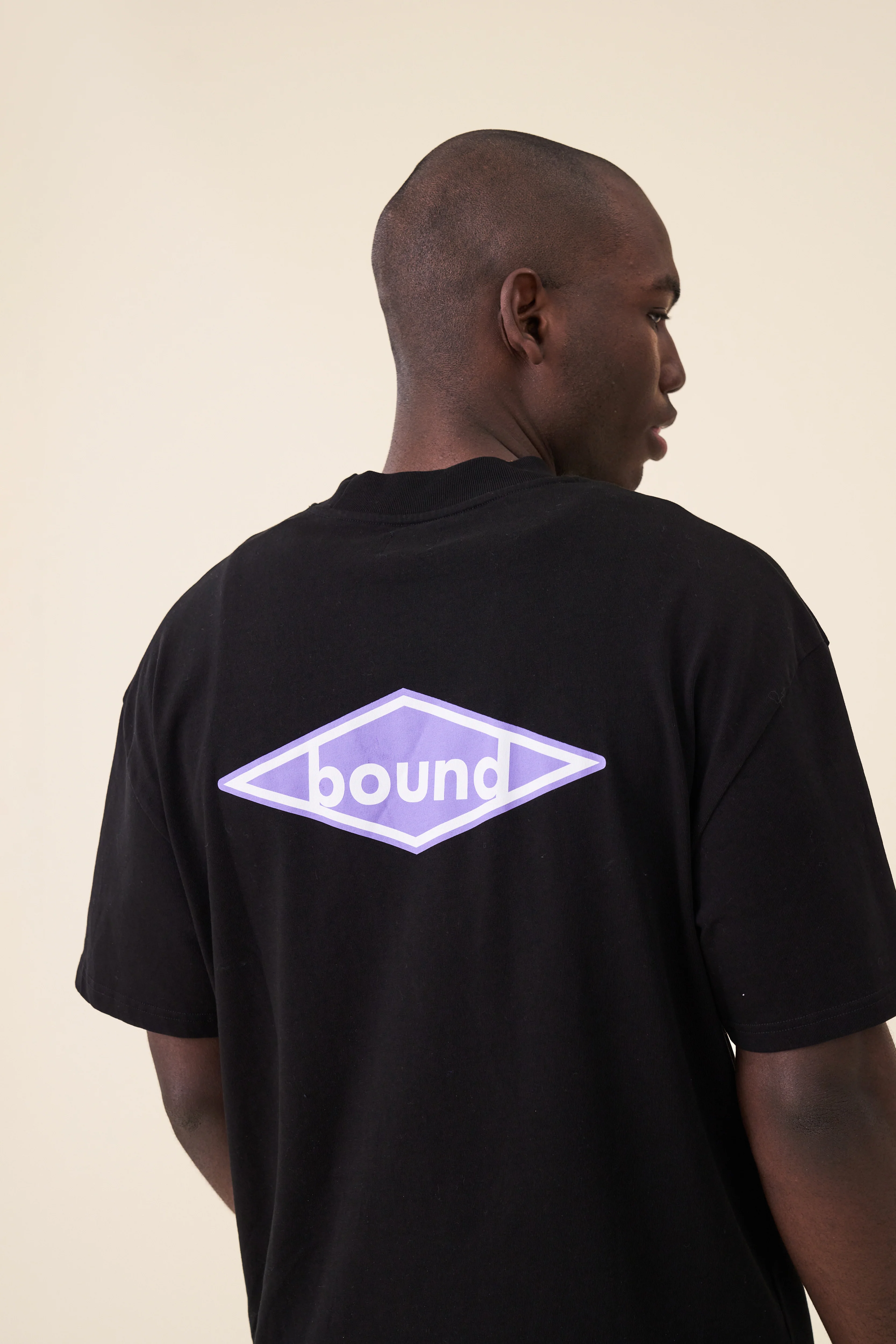 DIAMOND TEE - BLACK - Image 4