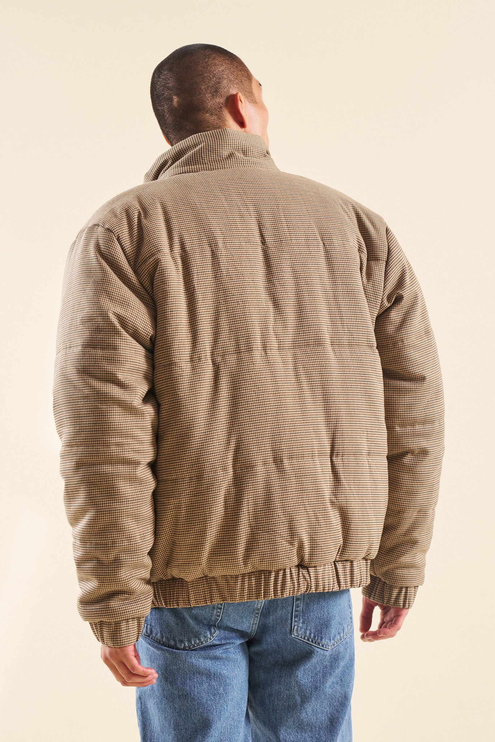 DOGTOOTH PUFFER COAT - Image 3
