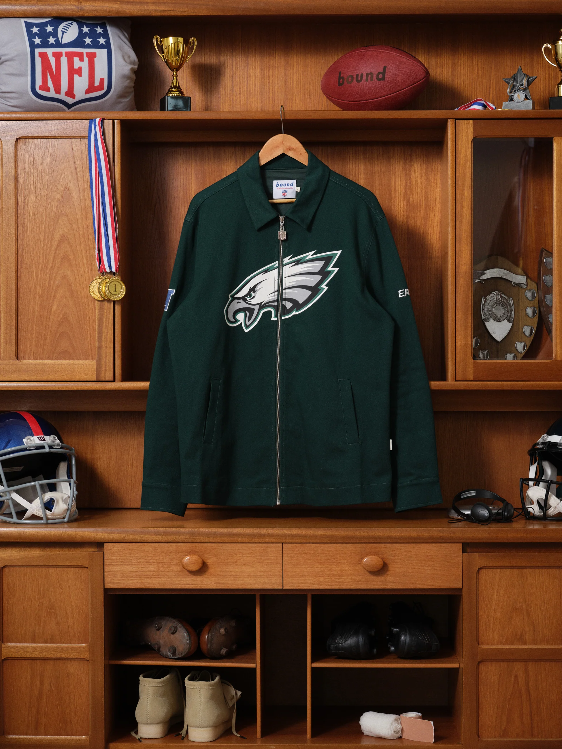 EAGLES CANVAS CHORE JACKET - Image 4
