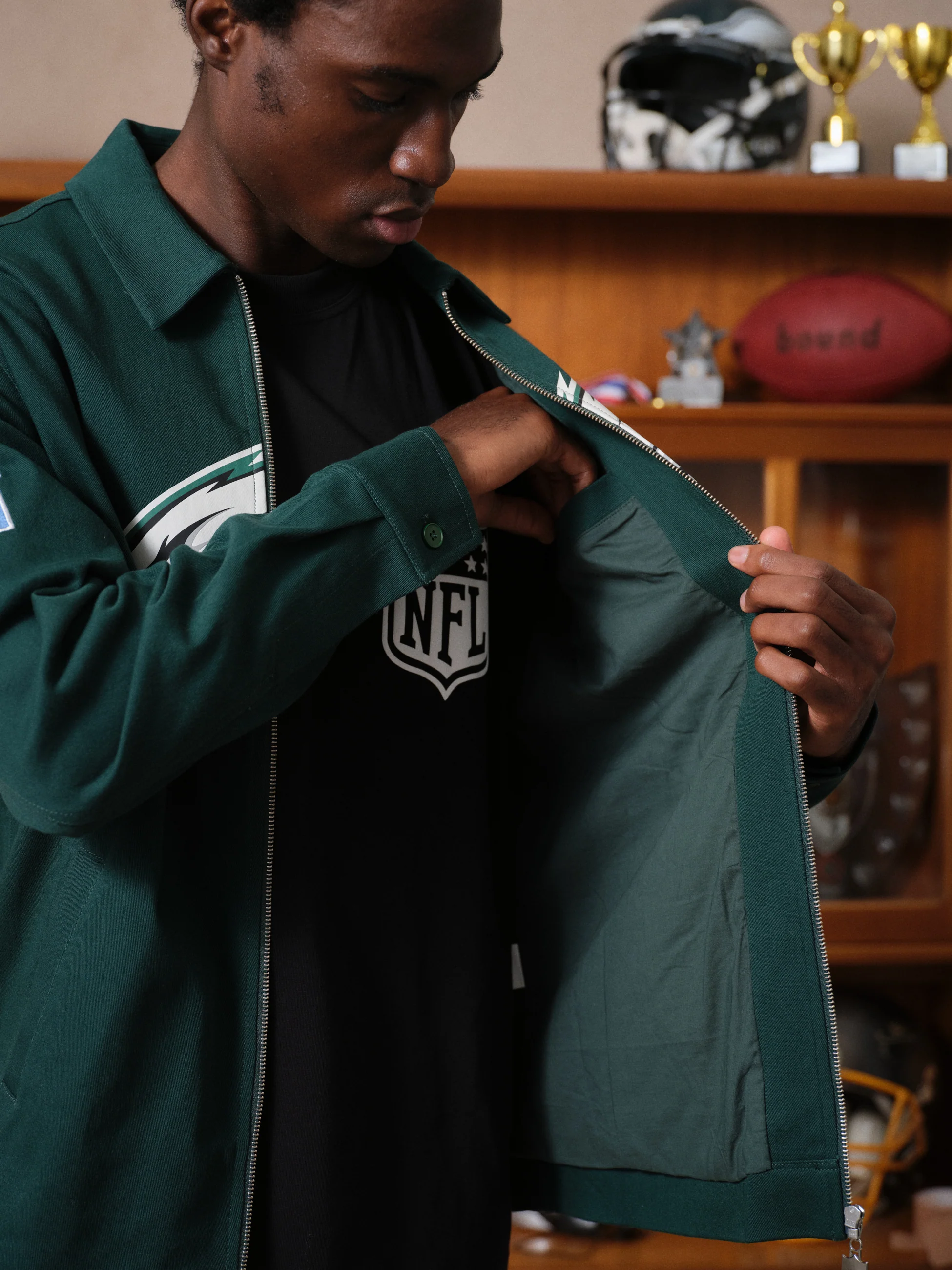 EAGLES CANVAS CHORE JACKET - Image 8