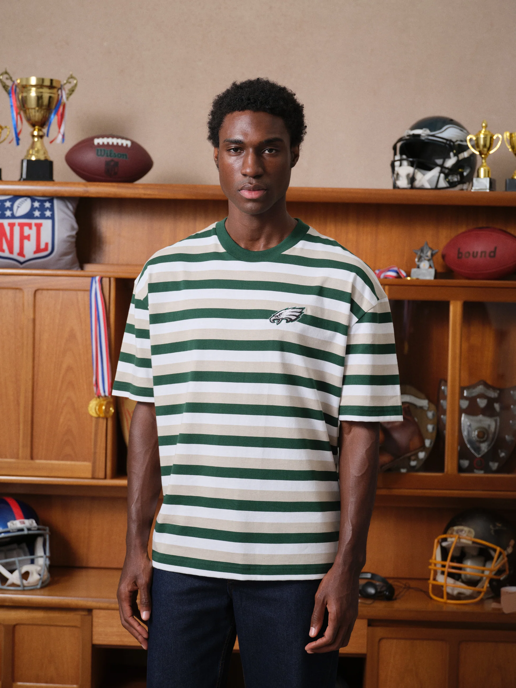 EAGLES STRIPE TEE - Image 5