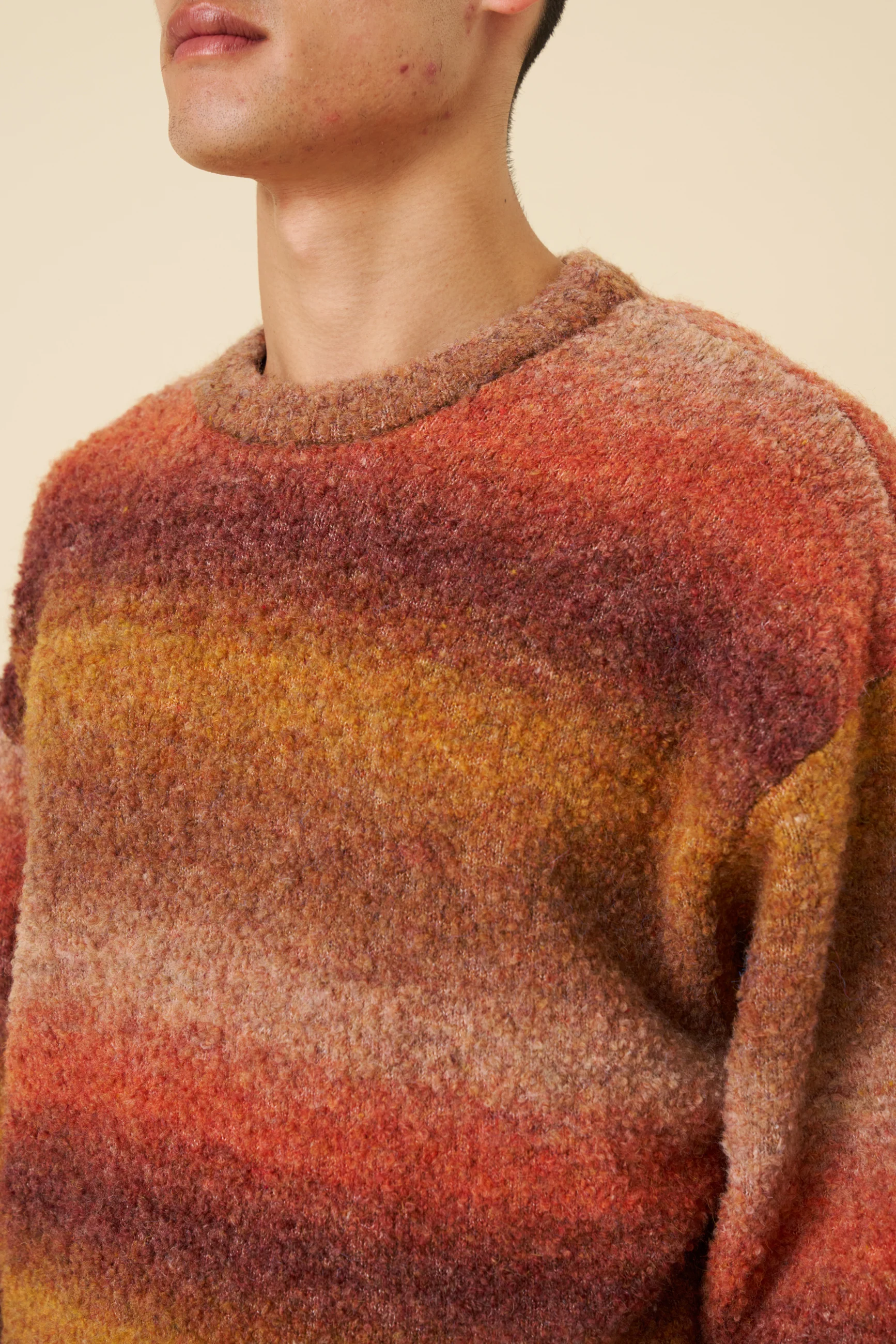 EMBERS GRADIENT BOUCLE KNIT - Image 4