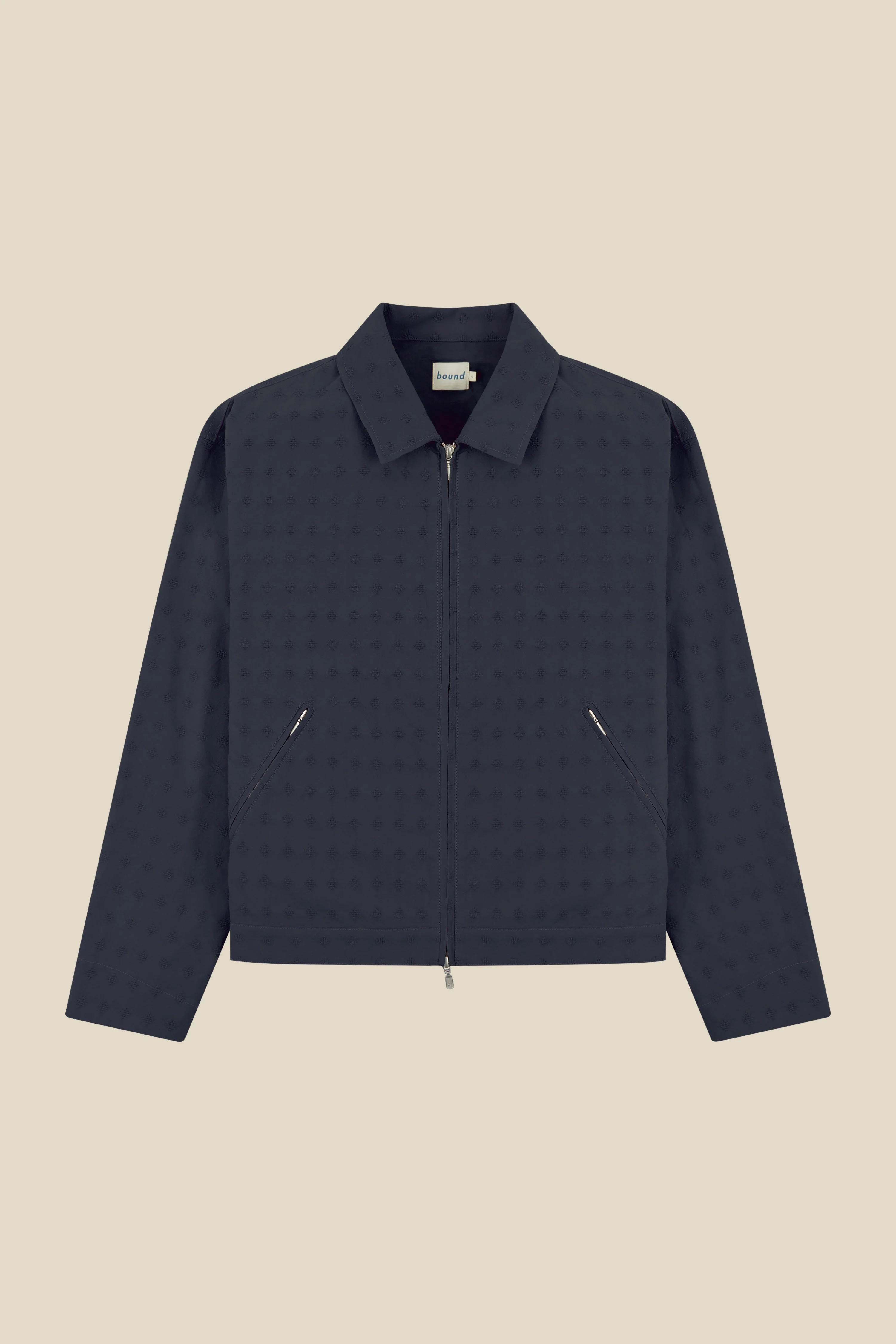 EMBROIDERED RIBIERA JACKET - NAVY - Image 10