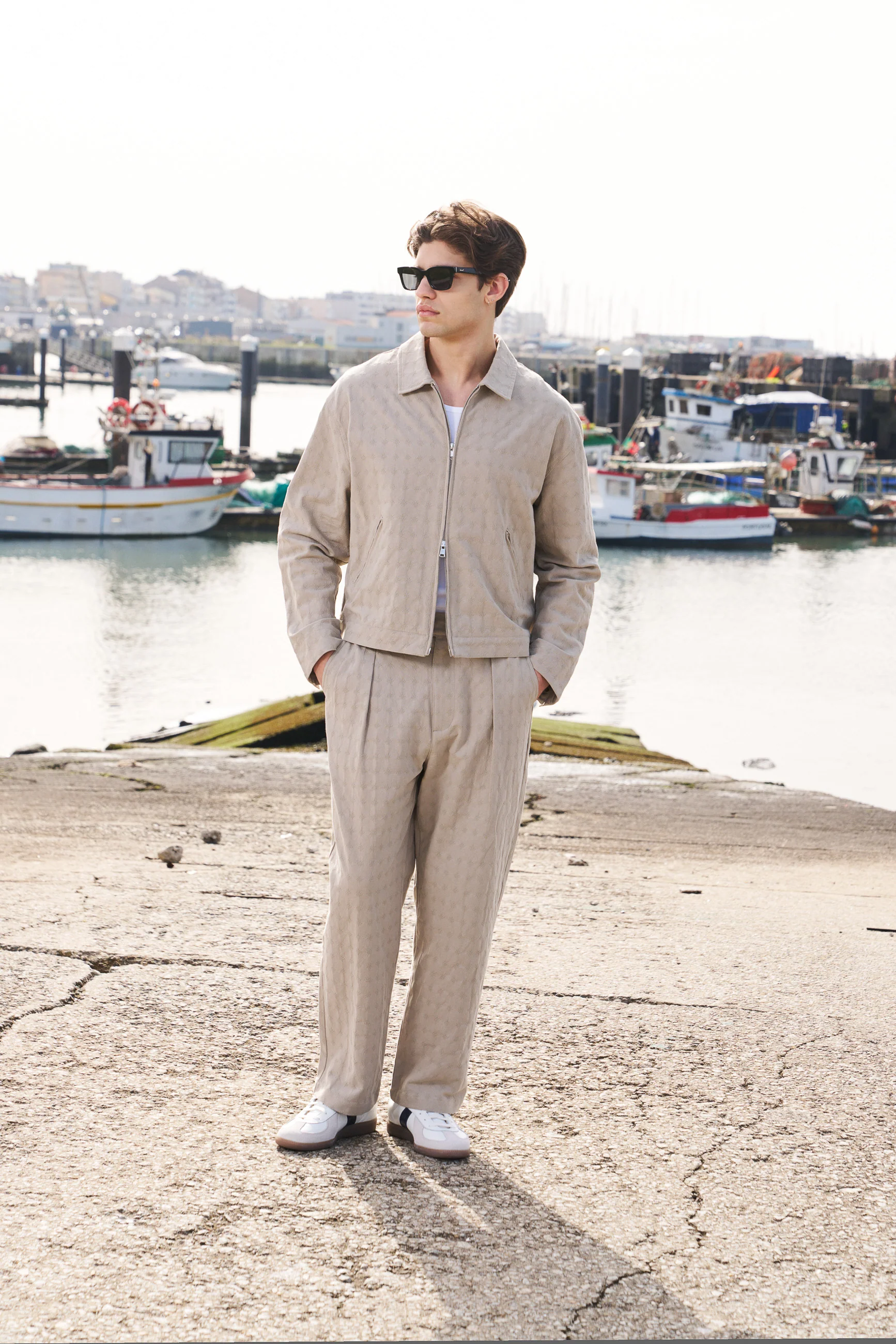 EMBROIDERED RIBIERA JACKET - STONE - Image 2