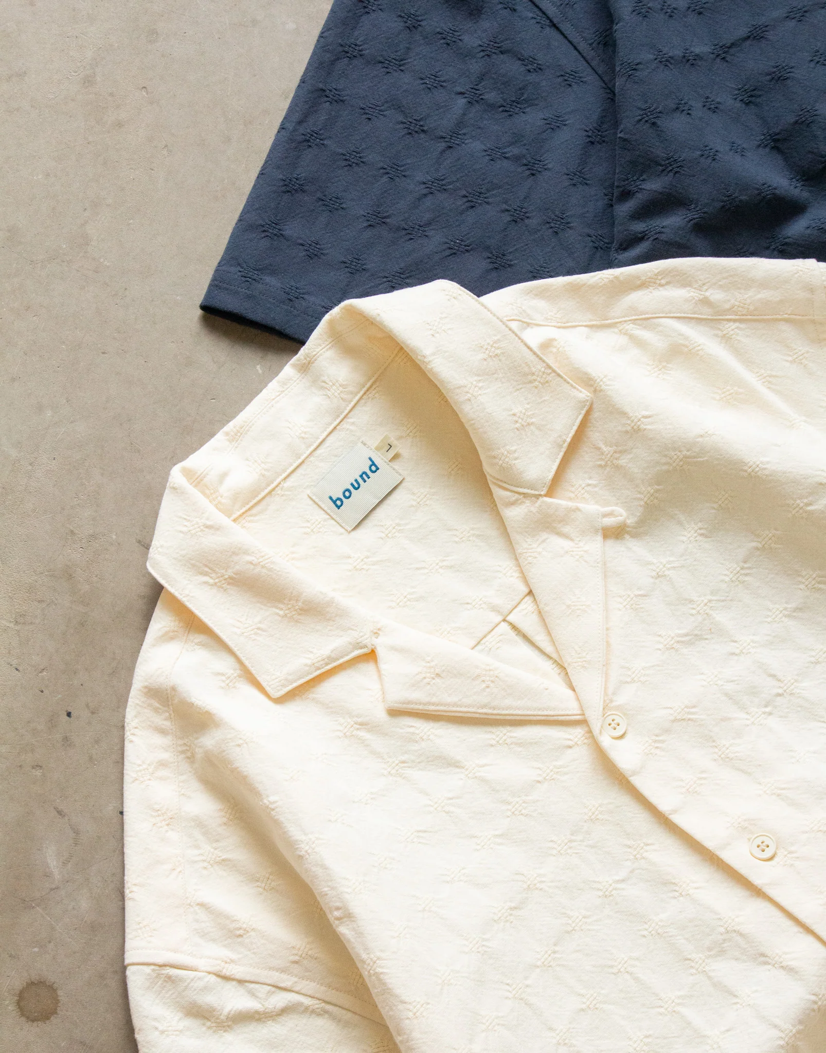 EMBROIDERED RIBIERA SHIRT - CREAM - Image 8