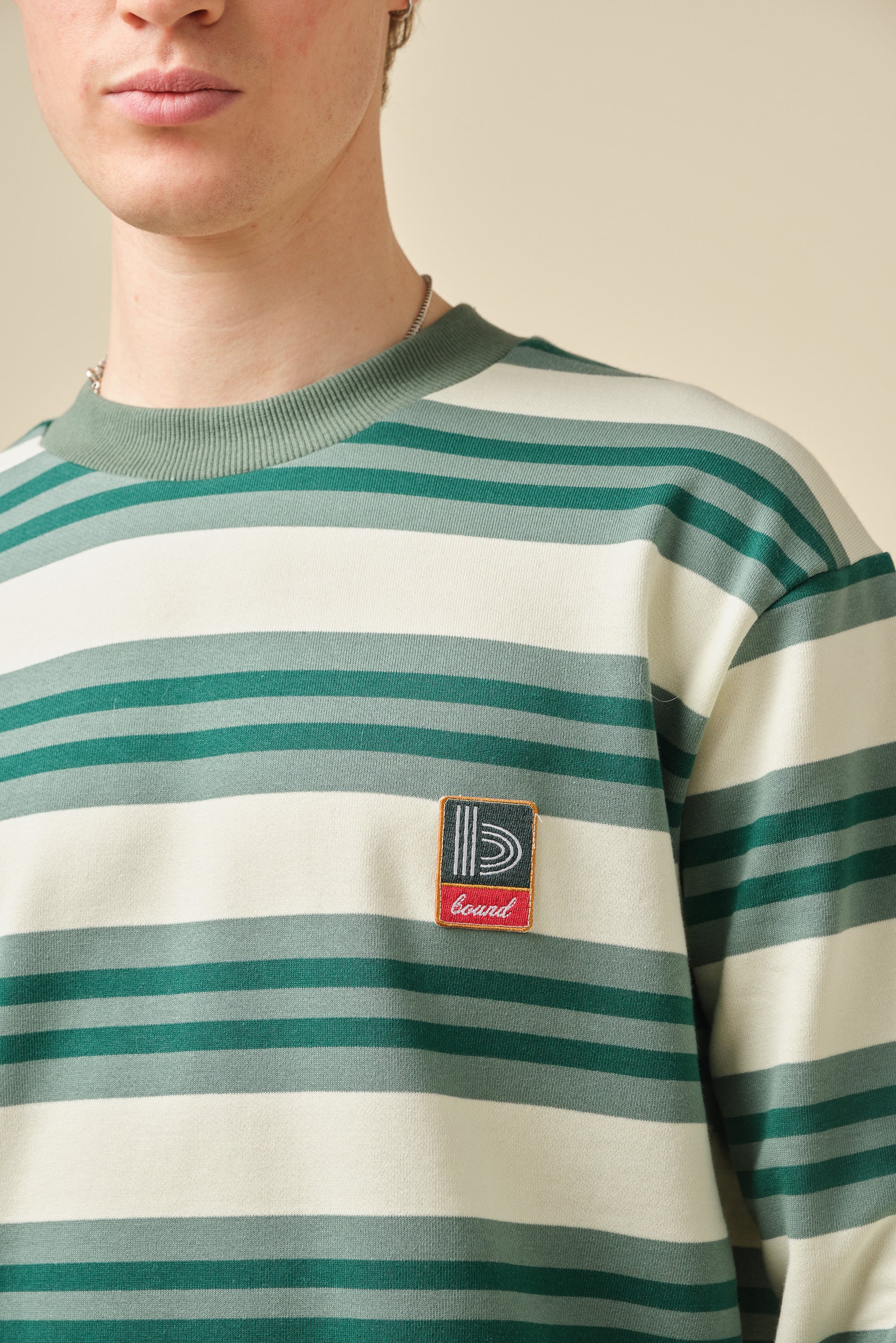 EUCALYPTUS STRIPE LONGLSEEVE TEE - Image 3