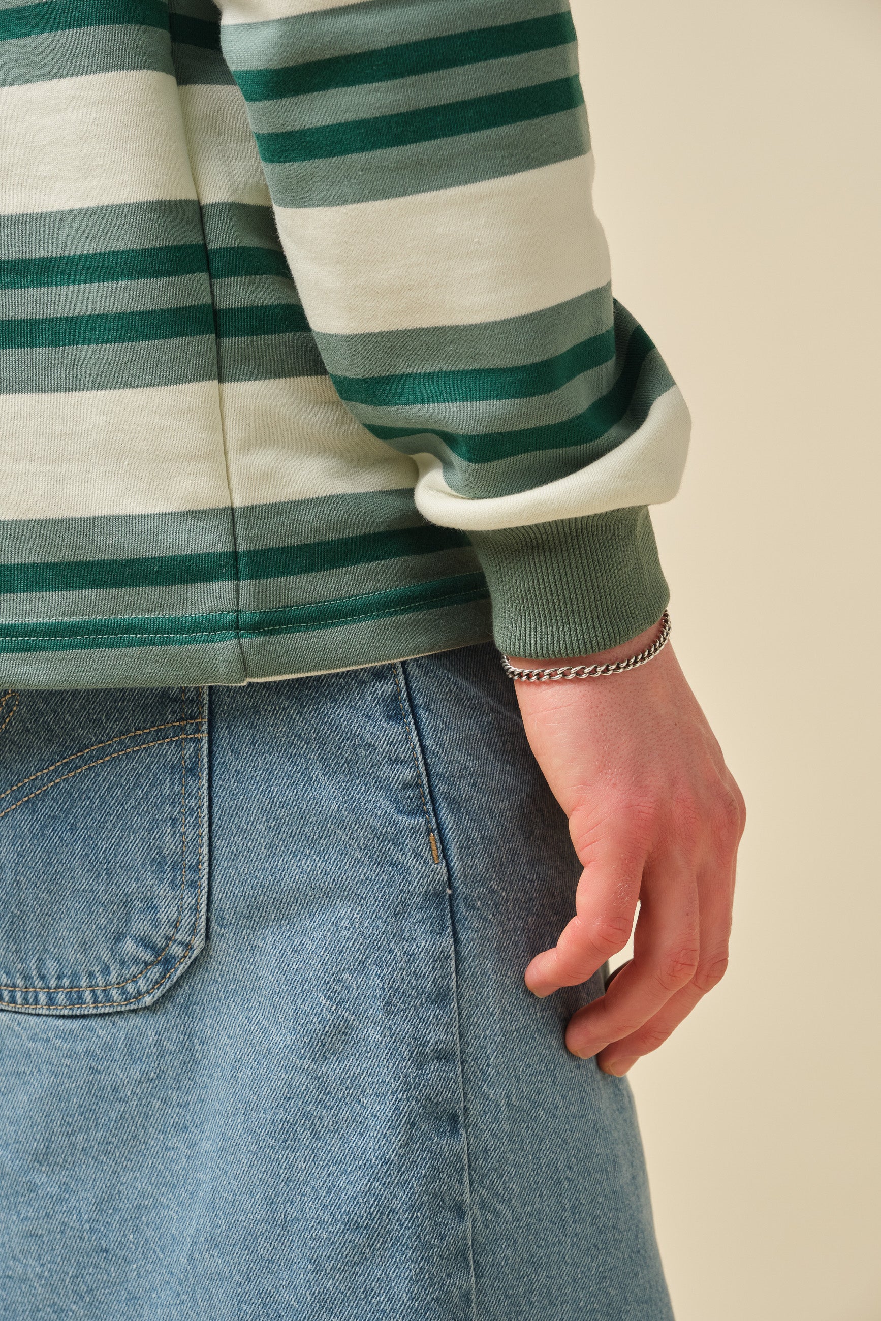 EUCALYPTUS STRIPE LONGLSEEVE TEE - Image 4