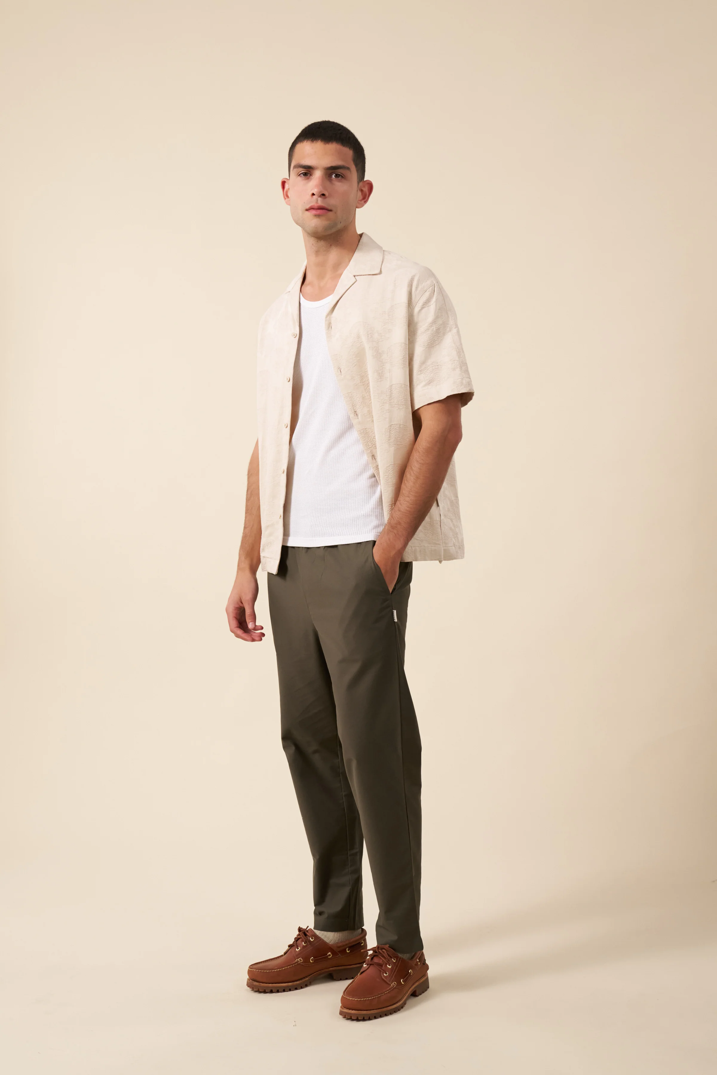 FLORA EMBROIDERED SHIRT - CREAM - Image 3