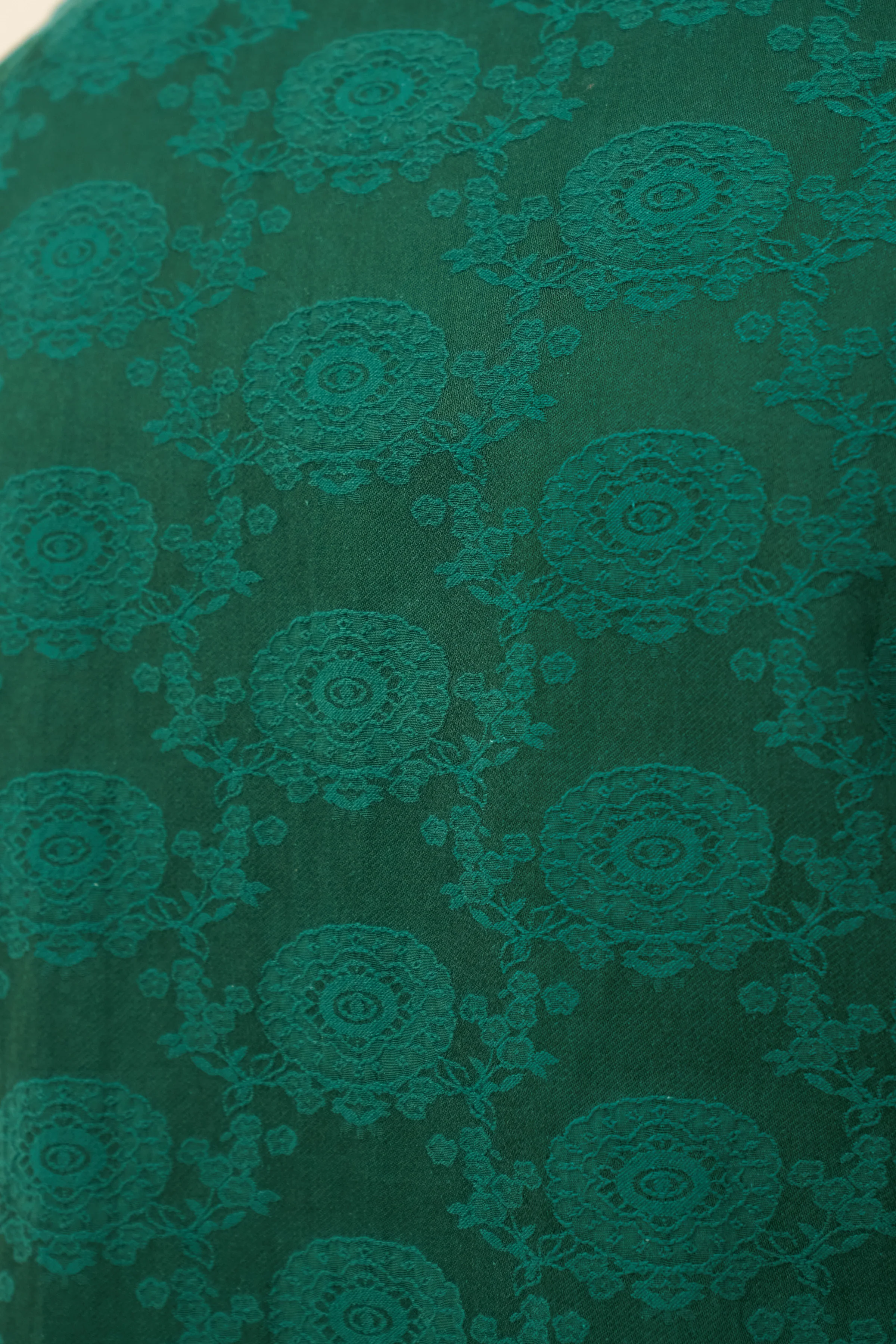 FLORA EMBROIDERED SHIRT - GREEN - Image 5