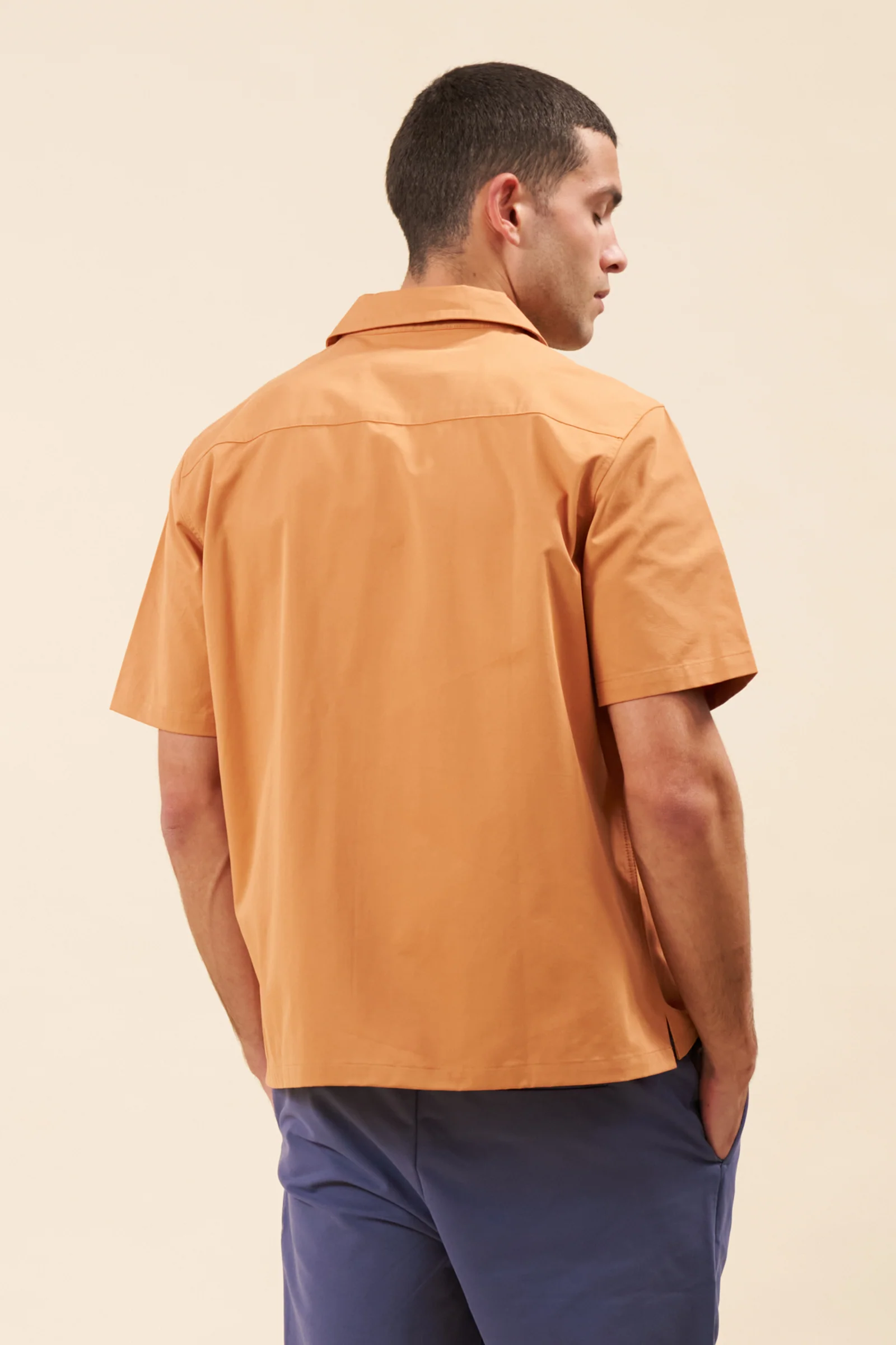 FLORAL EMBROIDERED SHIRT - RUST - Image 4