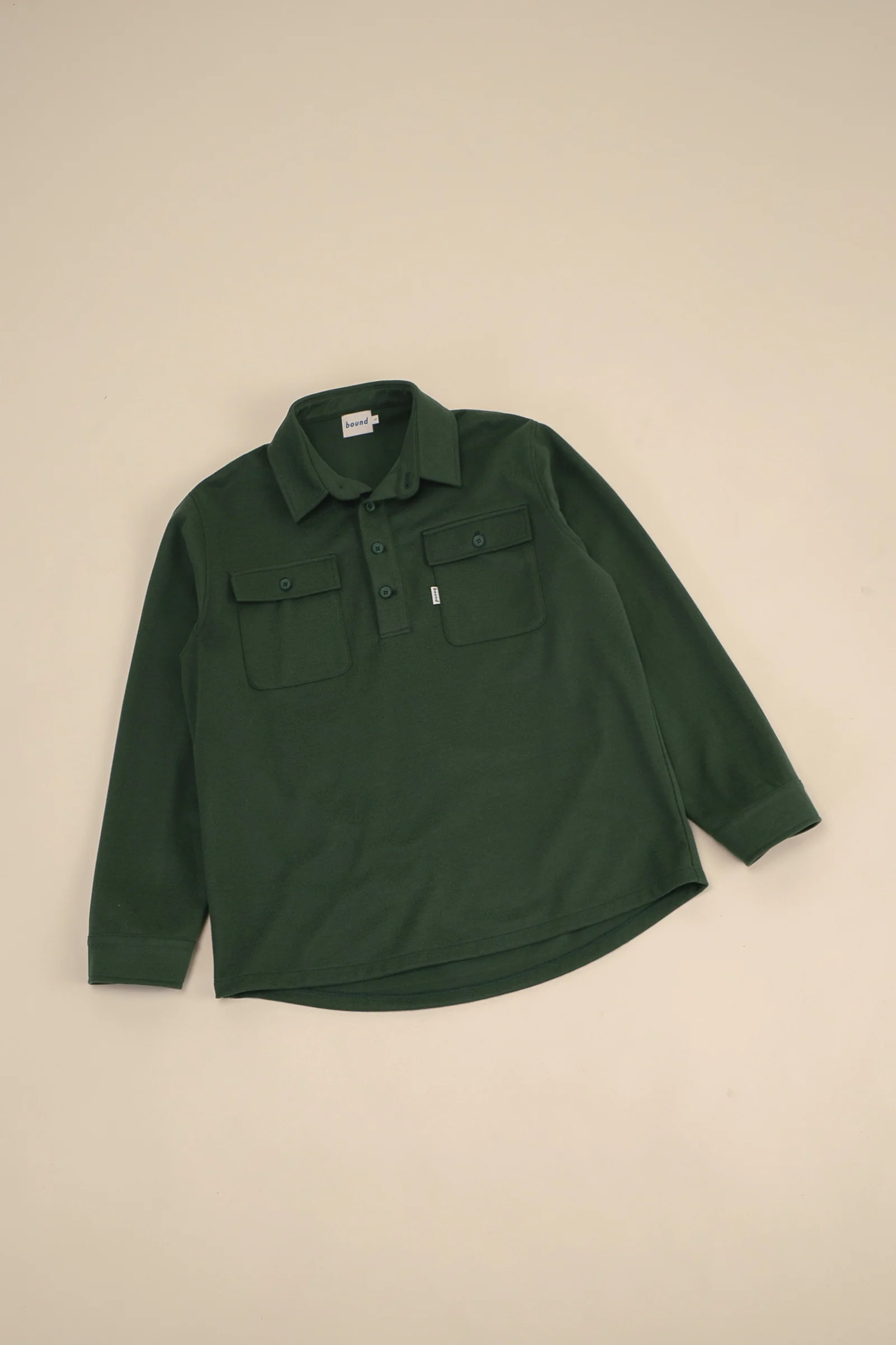 FOREST GREEN WORK PULLOVER - Image 6