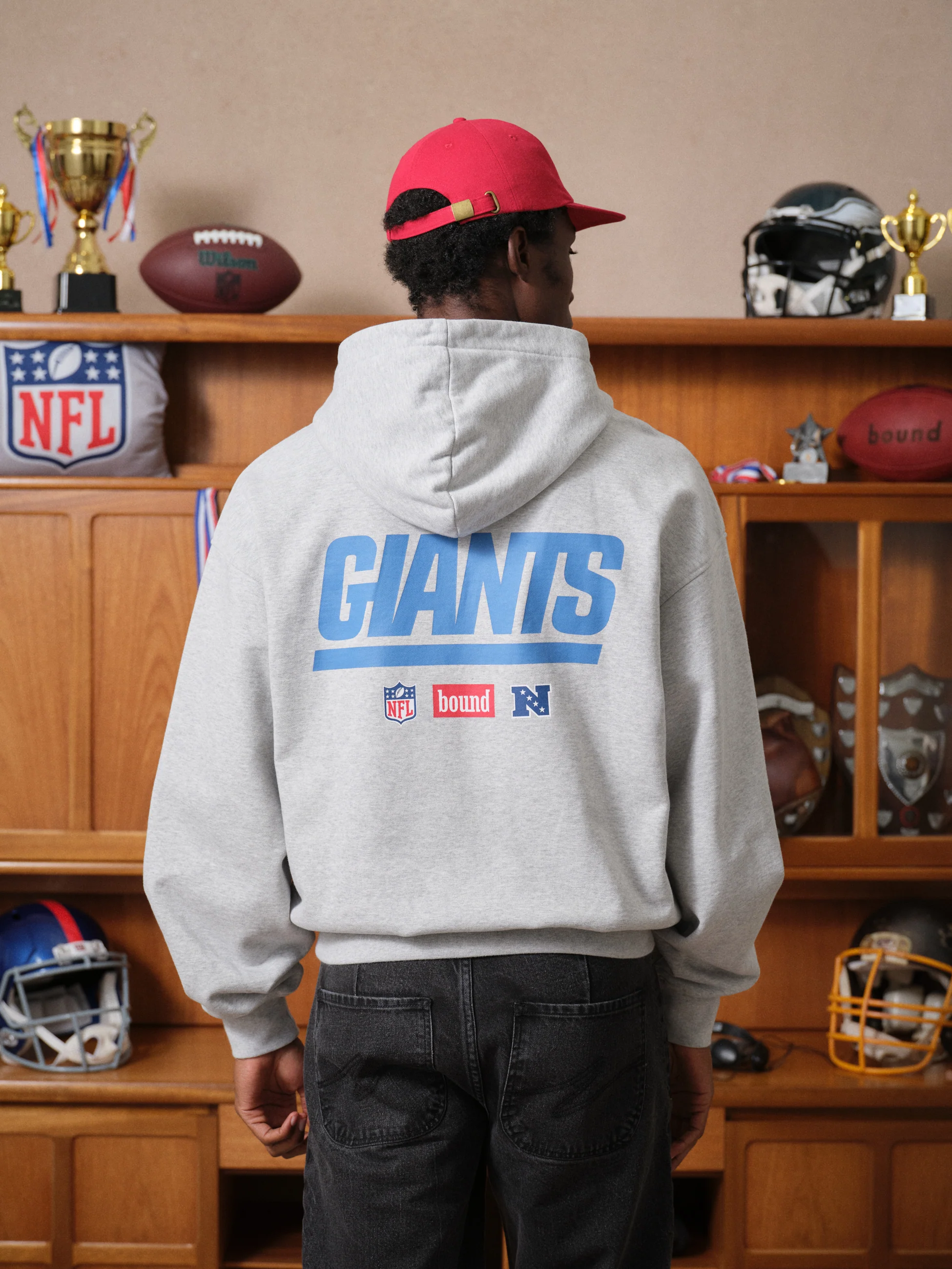GIANTS X BOUND HOODIE - ASH GREY - Image 6