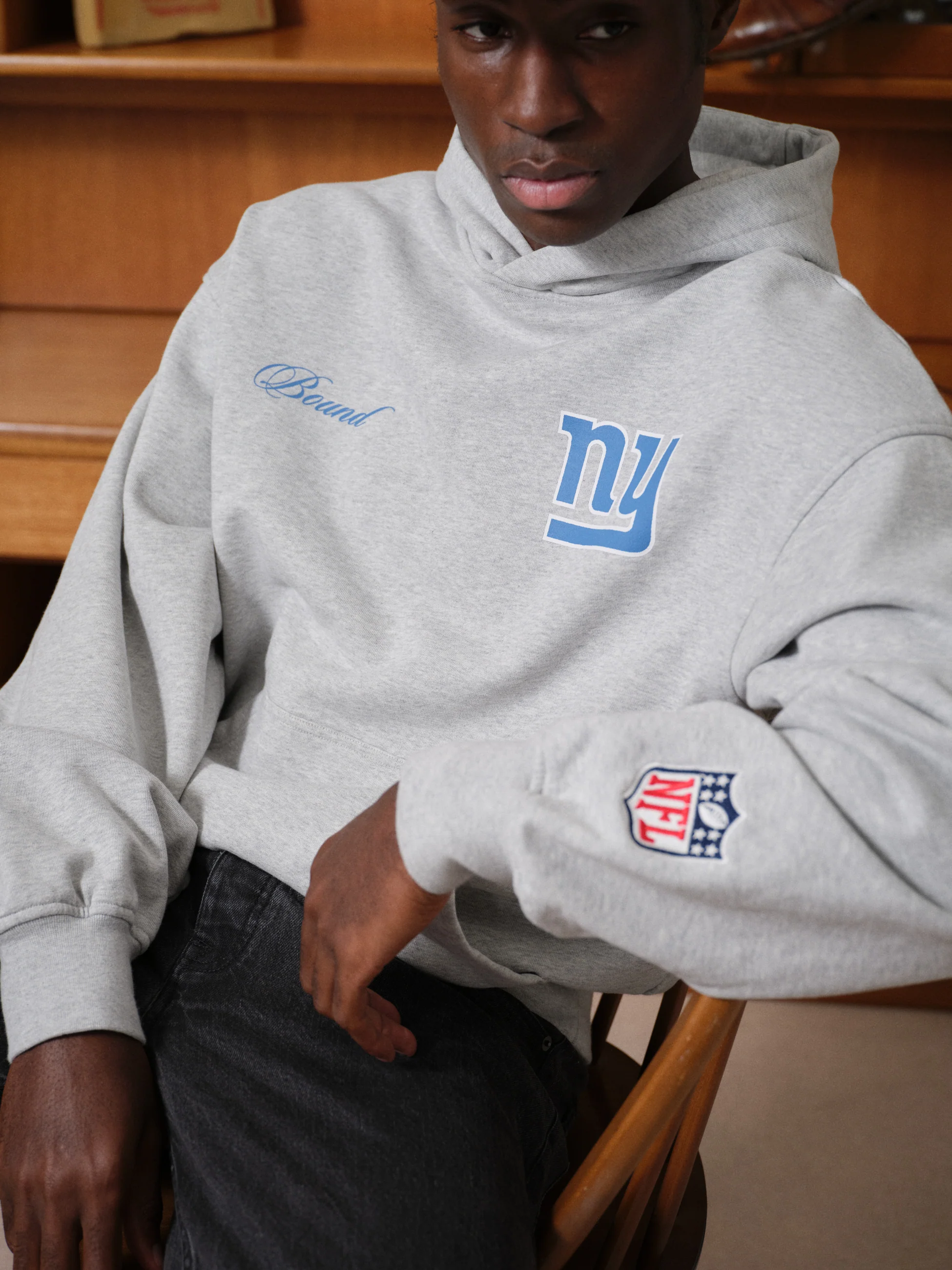 GIANTS X BOUND HOODIE - ASH GREY - Image 7