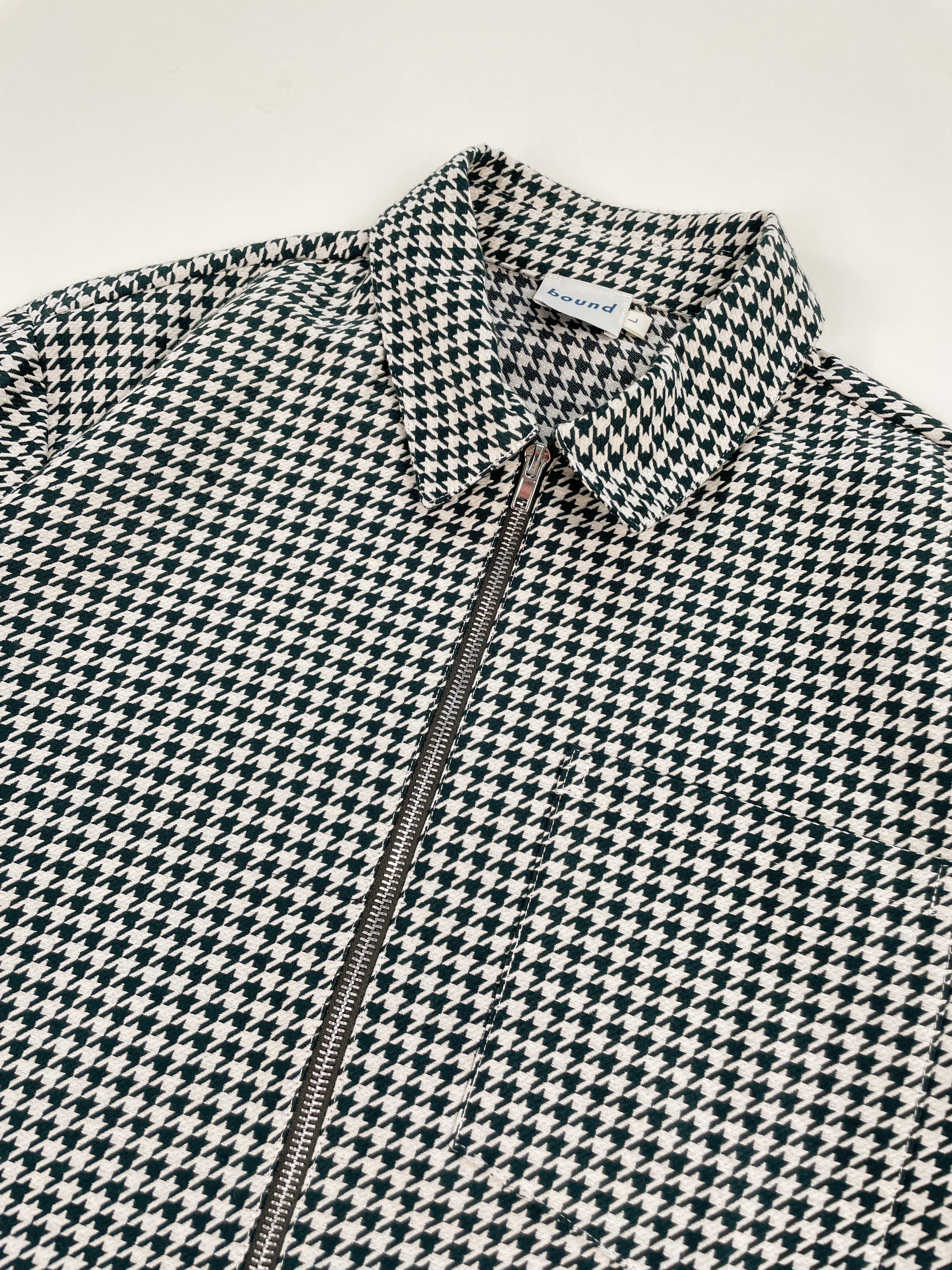 GREEN DOGTOOTH ZIP UP OVERSHIRT - Image 10