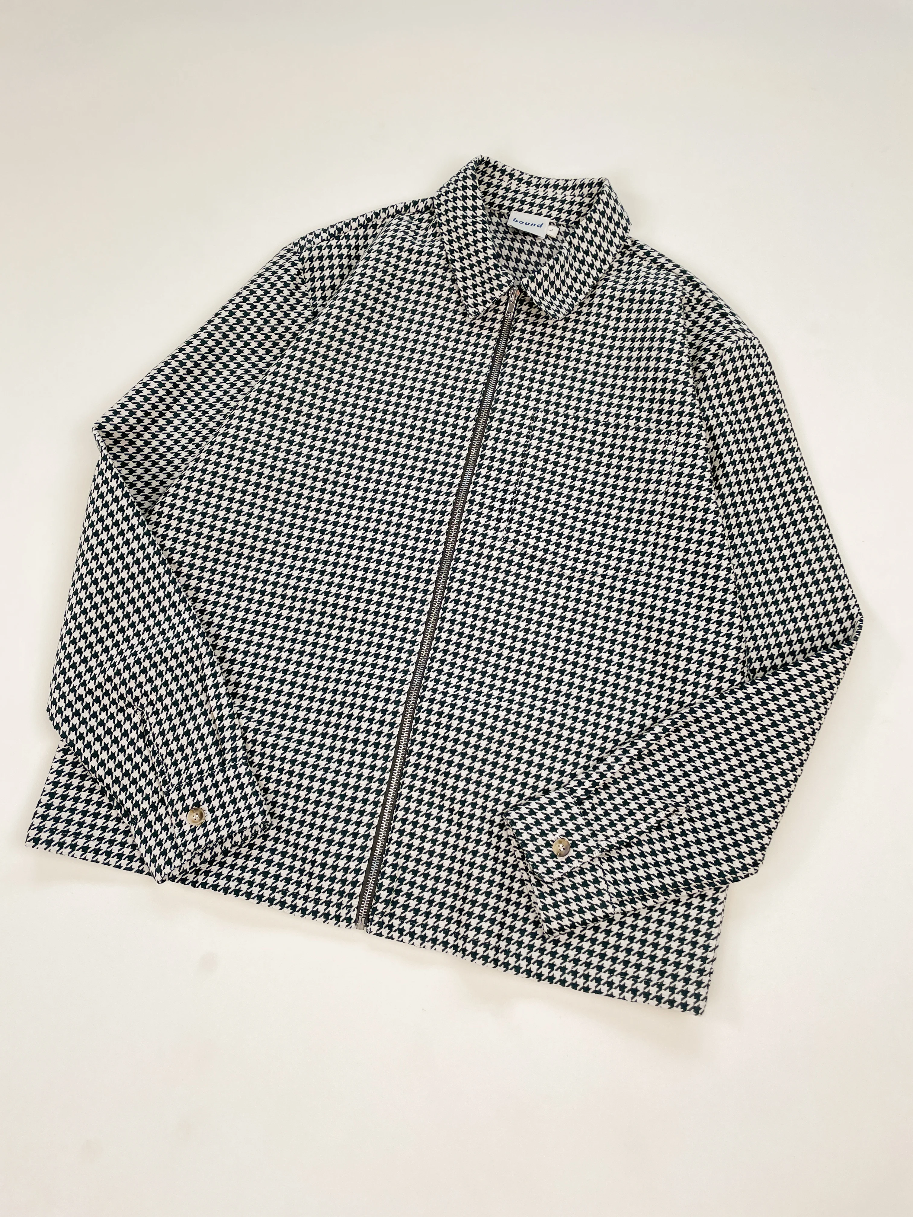 GREEN DOGTOOTH ZIP UP OVERSHIRT - Image 12