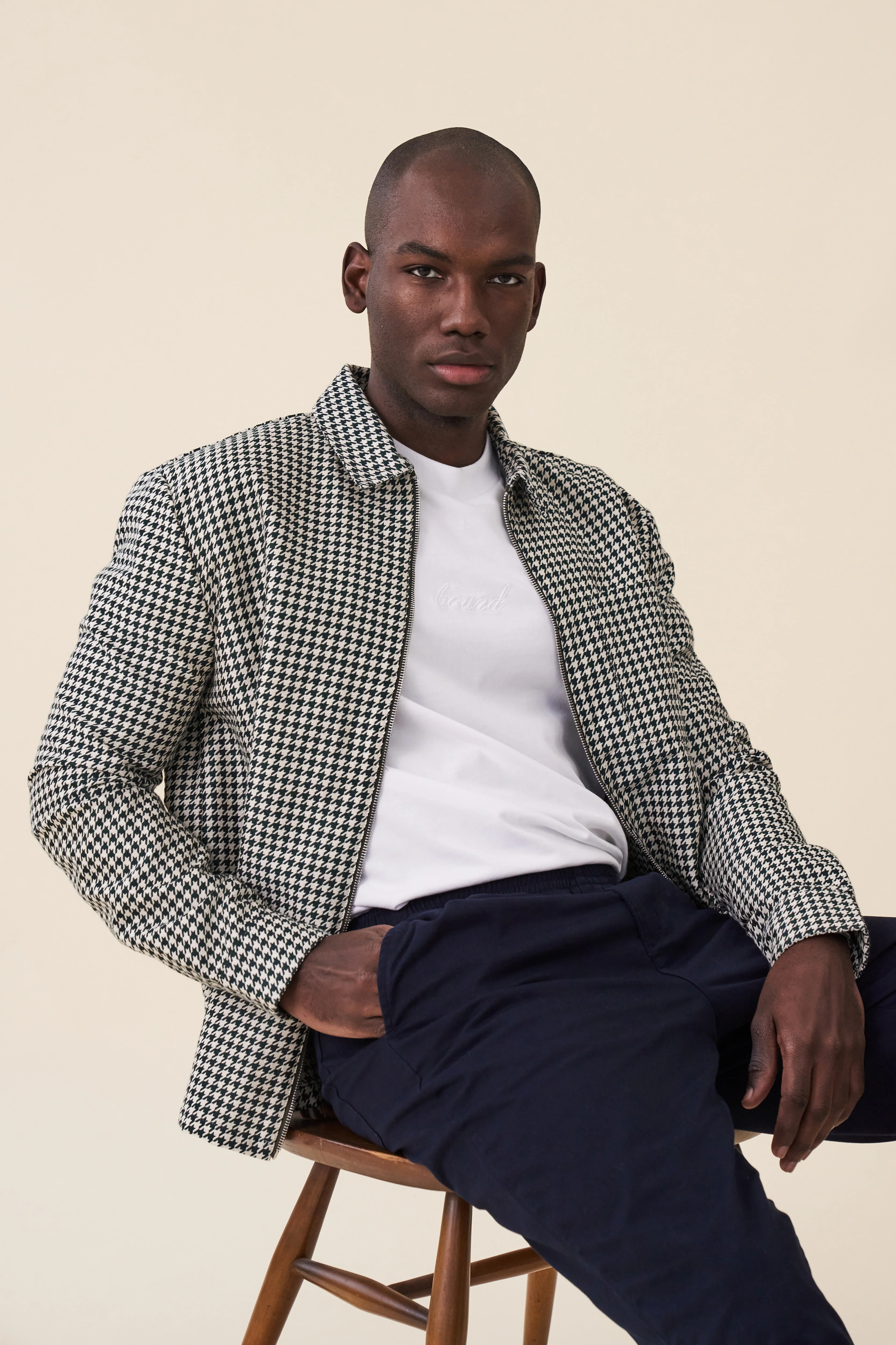 GREEN DOGTOOTH ZIP UP OVERSHIRT - Image 6