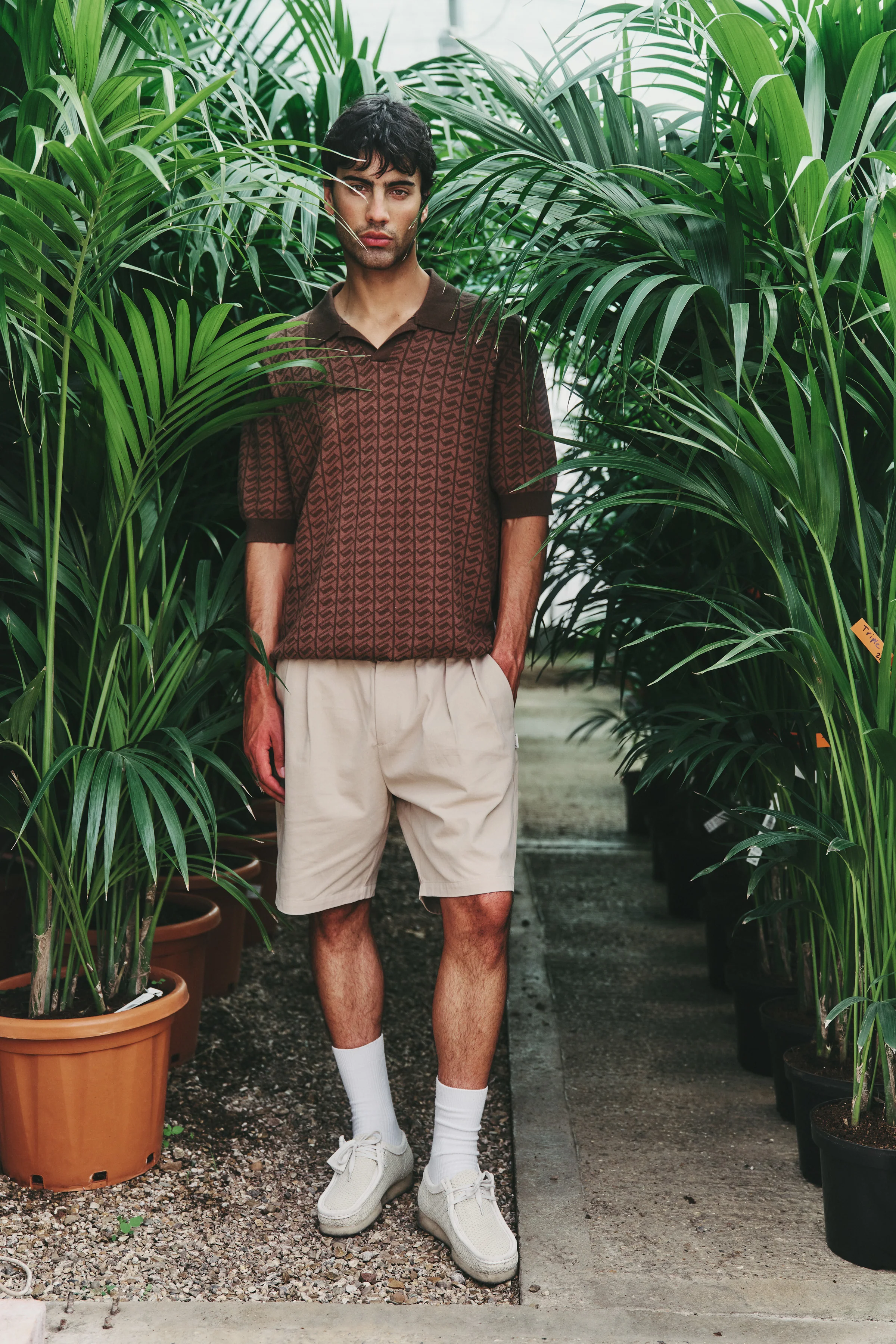 HARRIS KNIT POLO - BROWN BLEND - Image 10