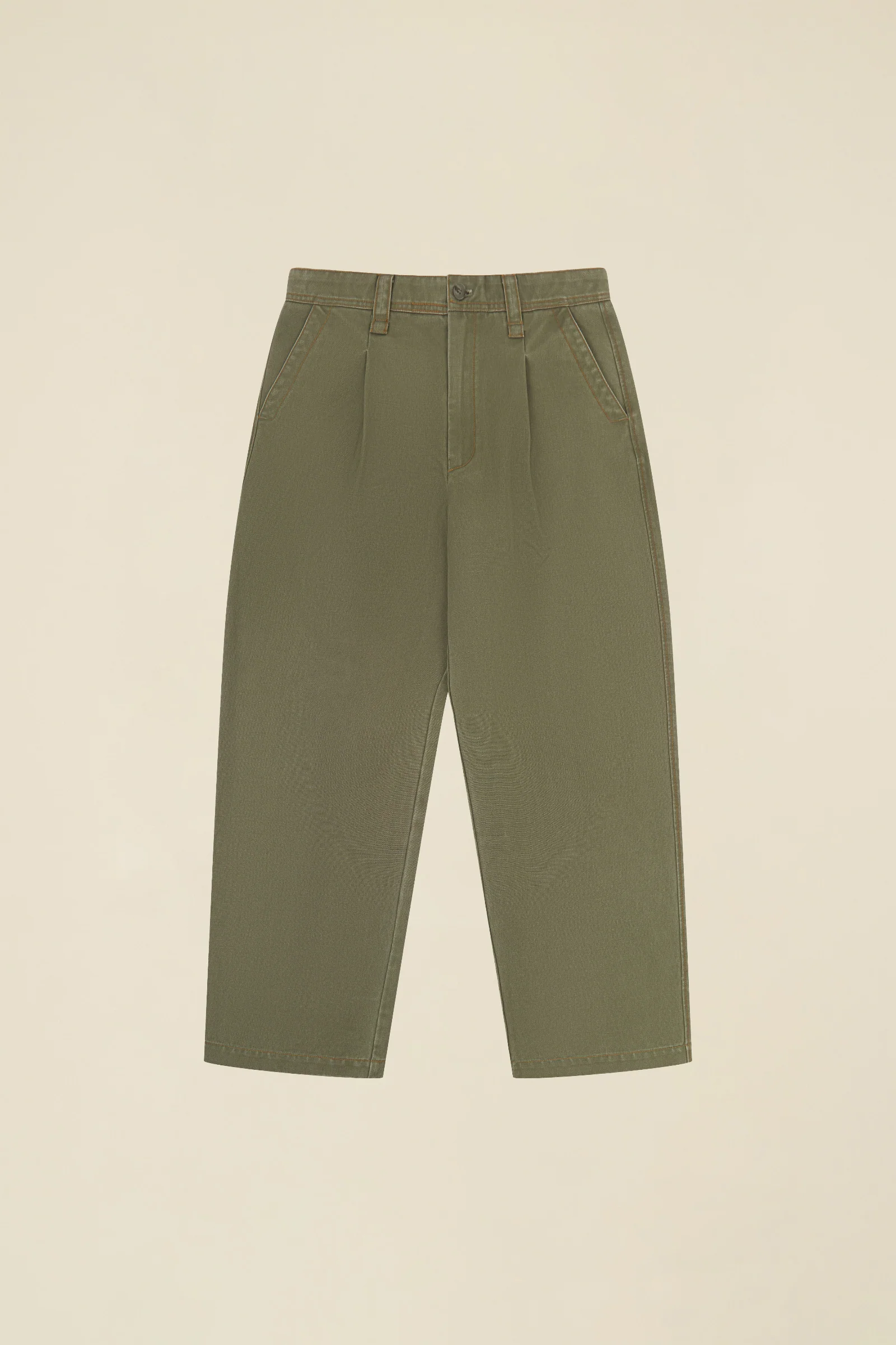 HEAVY CANVAS WORKWEAR TROUSER - ARMY - Image 10