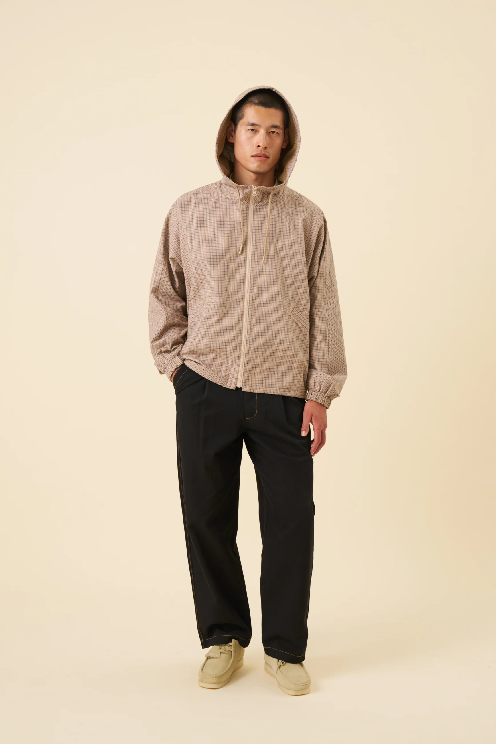 HEAVY CANVAS WORKWEAR TROUSER - BLACK - Image 5
