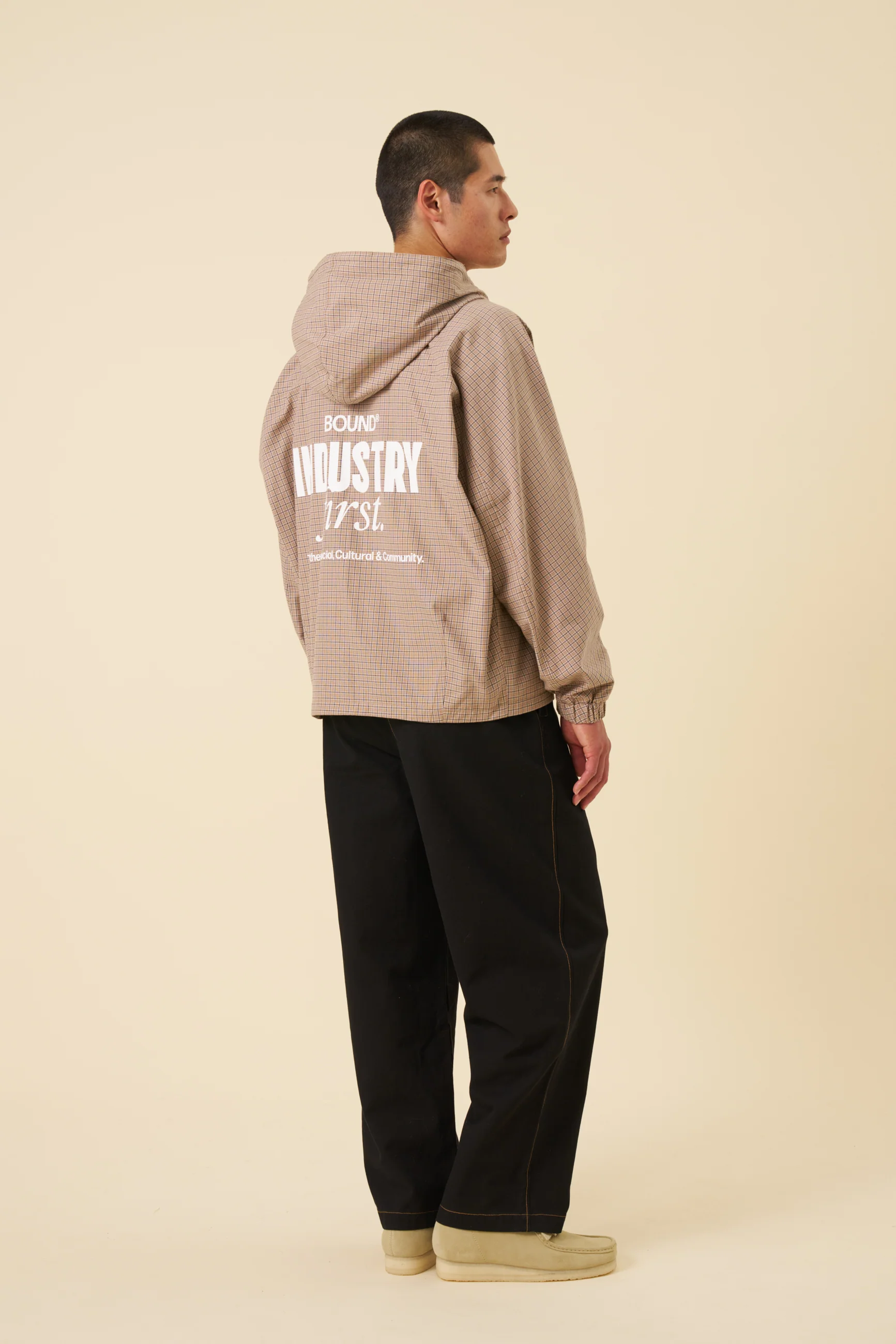 HEAVY CANVAS WORKWEAR TROUSER - BLACK - Image 8
