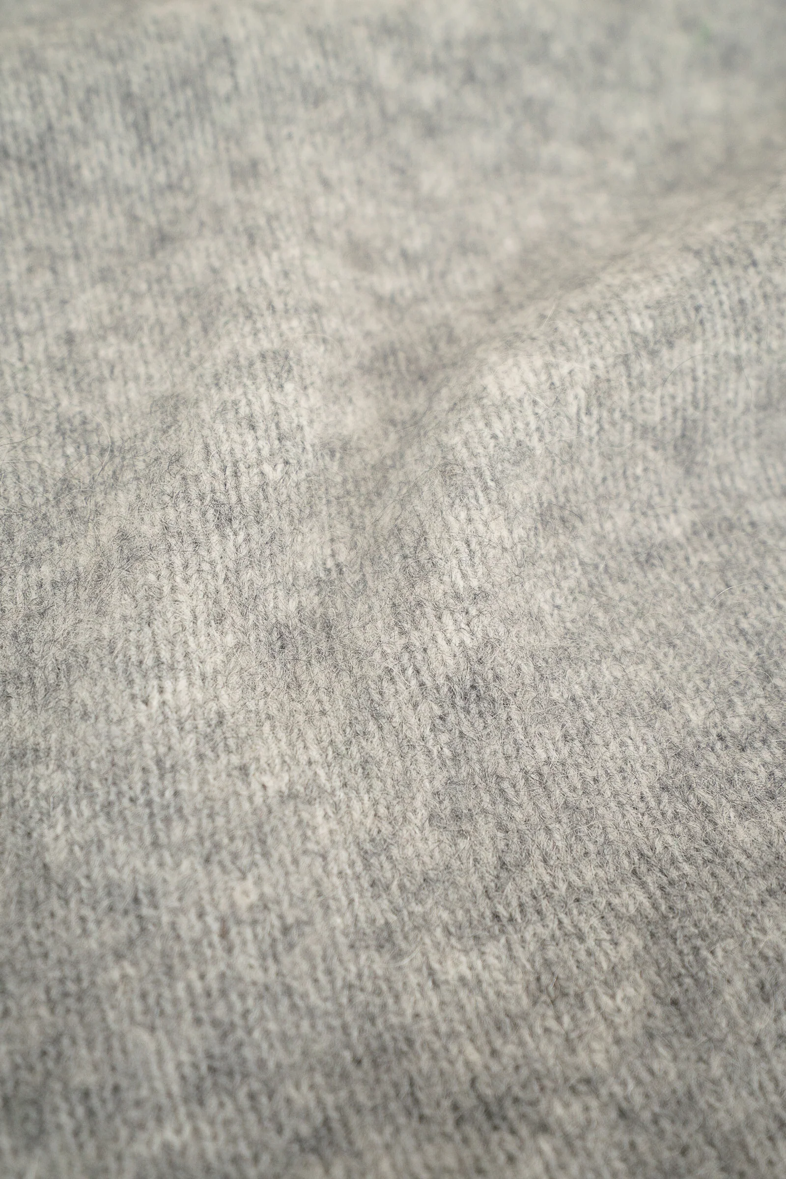 HUDSON MOHAIR CARDIGAN VEST - GREY - Image 5