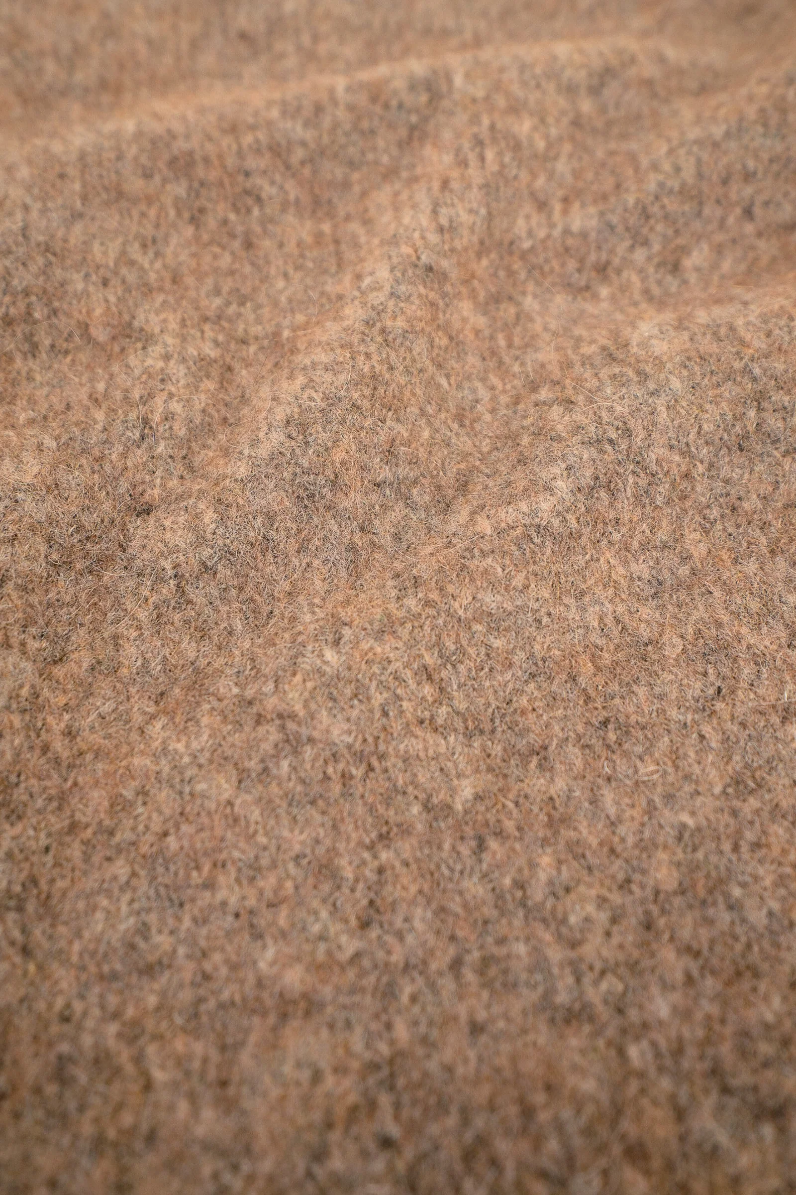 HUDSON MOHAIR CARDIGAN VEST - TAUPE BROWN - Image 9