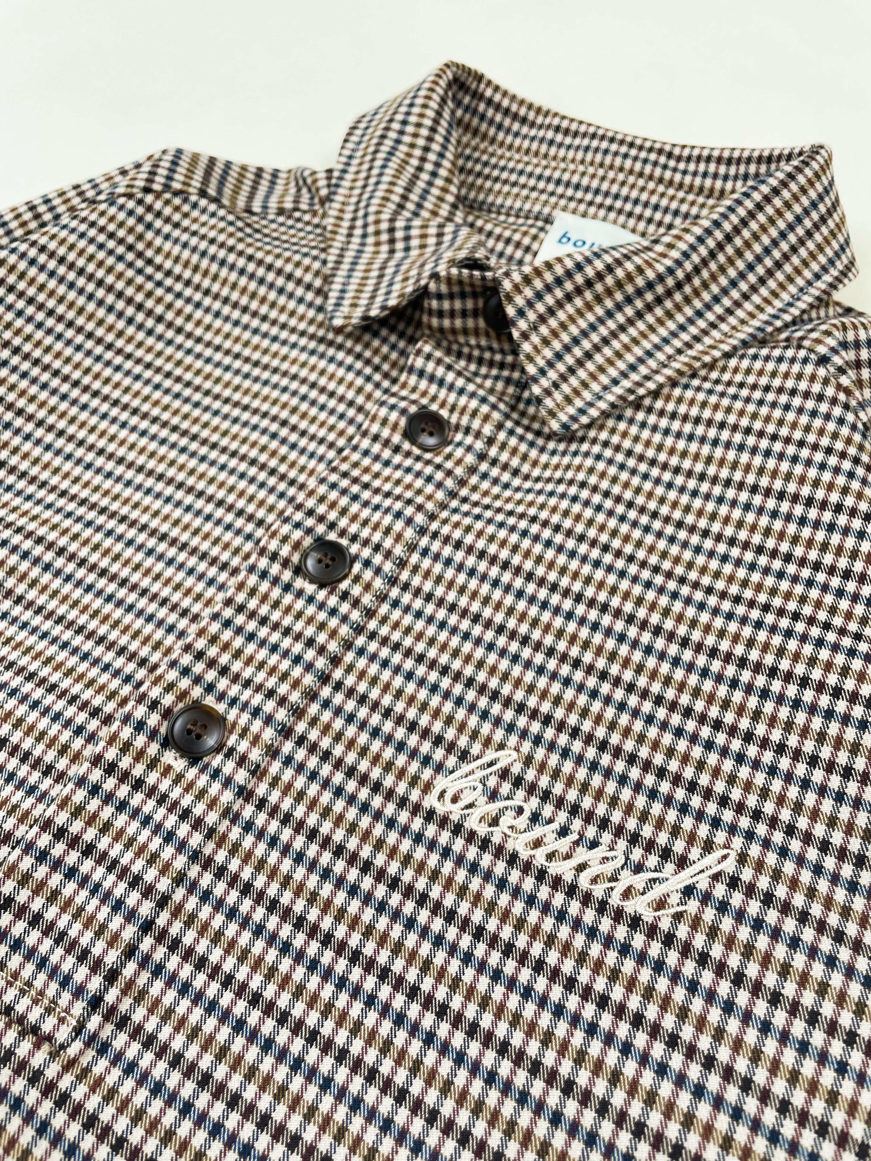 HUNTER CHECK HALF BUTTON SHIRT - Image 11