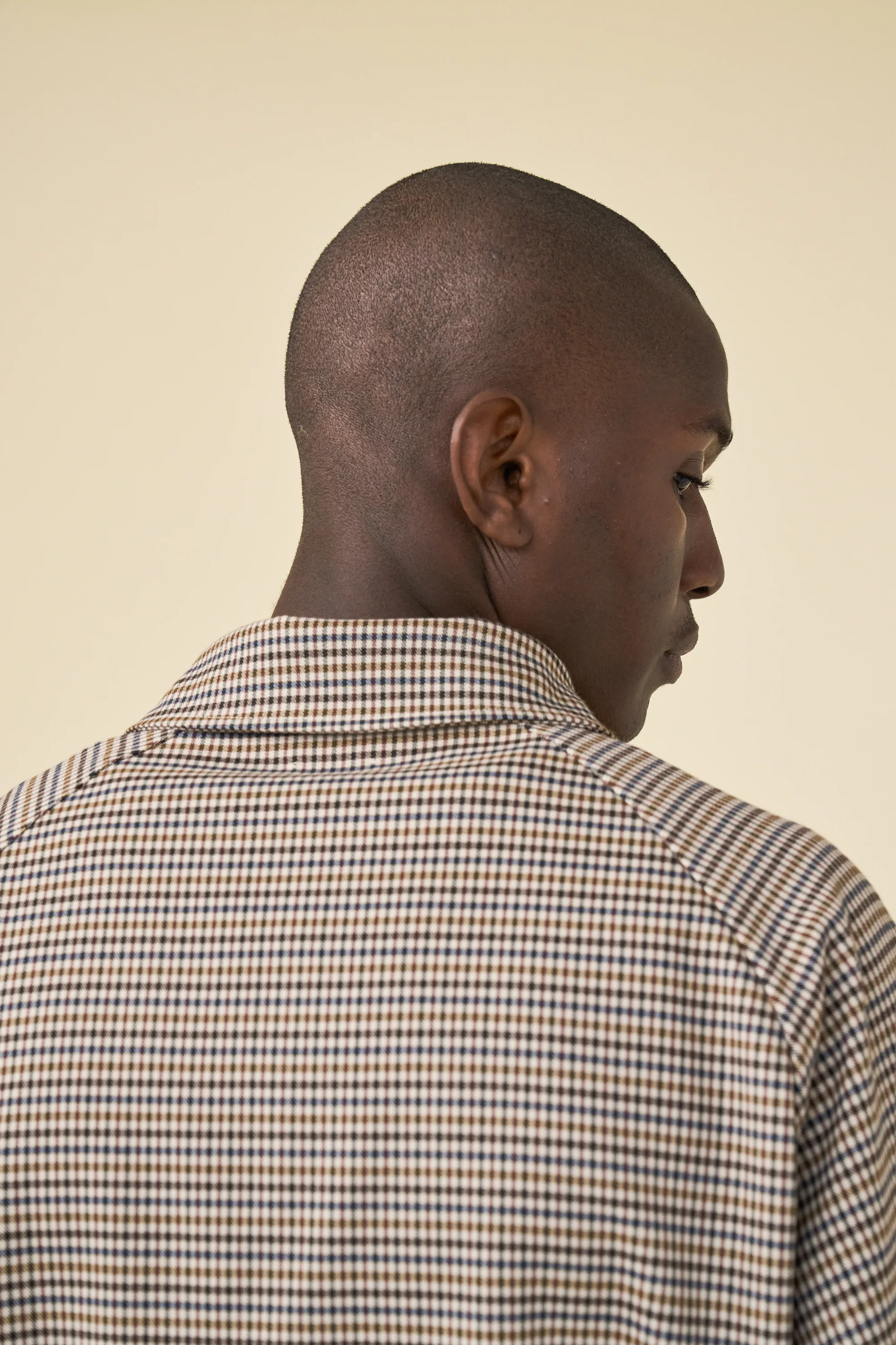 HUNTER CHECK HALF BUTTON SHIRT - Image 6