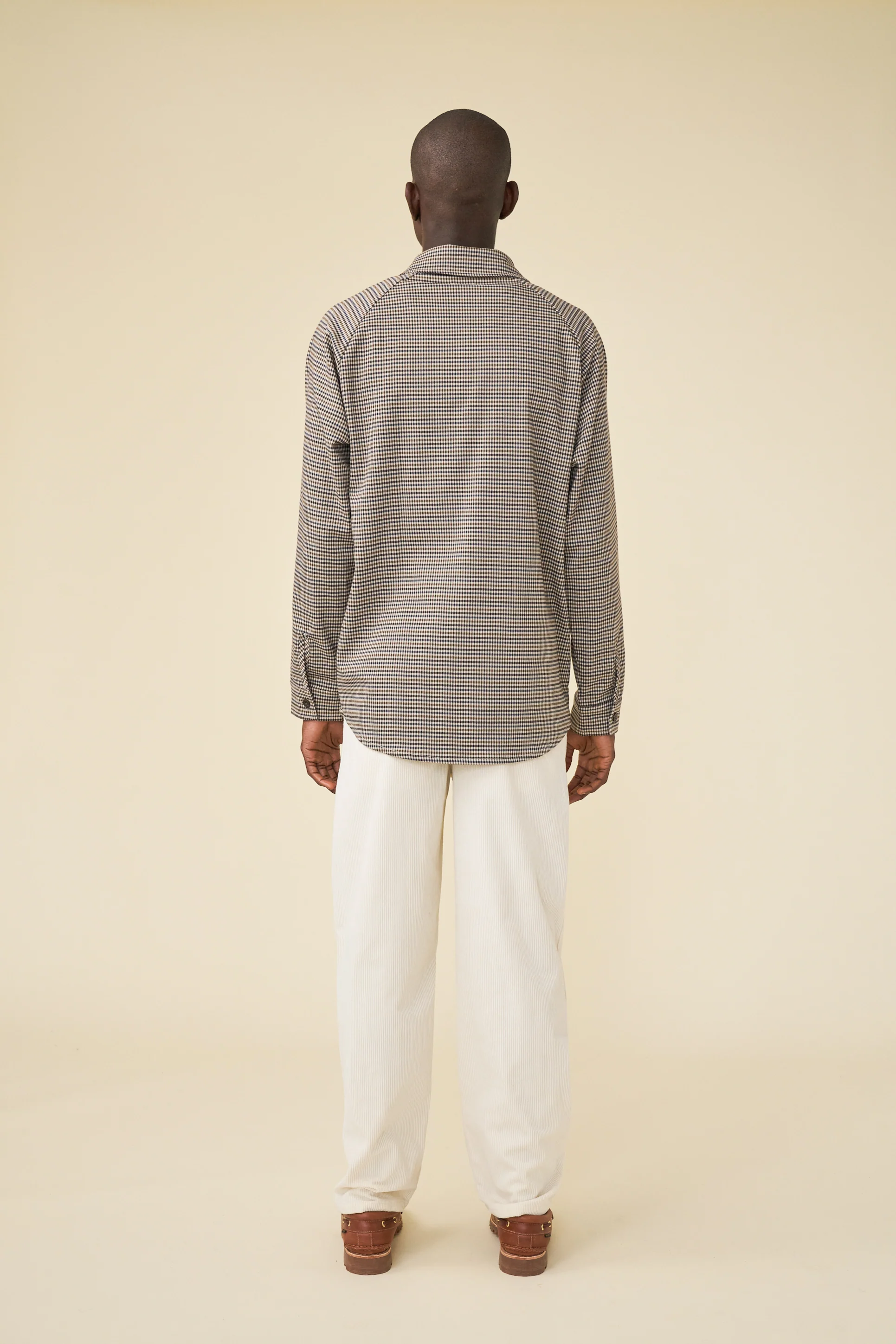HUNTER CHECK HALF BUTTON SHIRT - Image 7