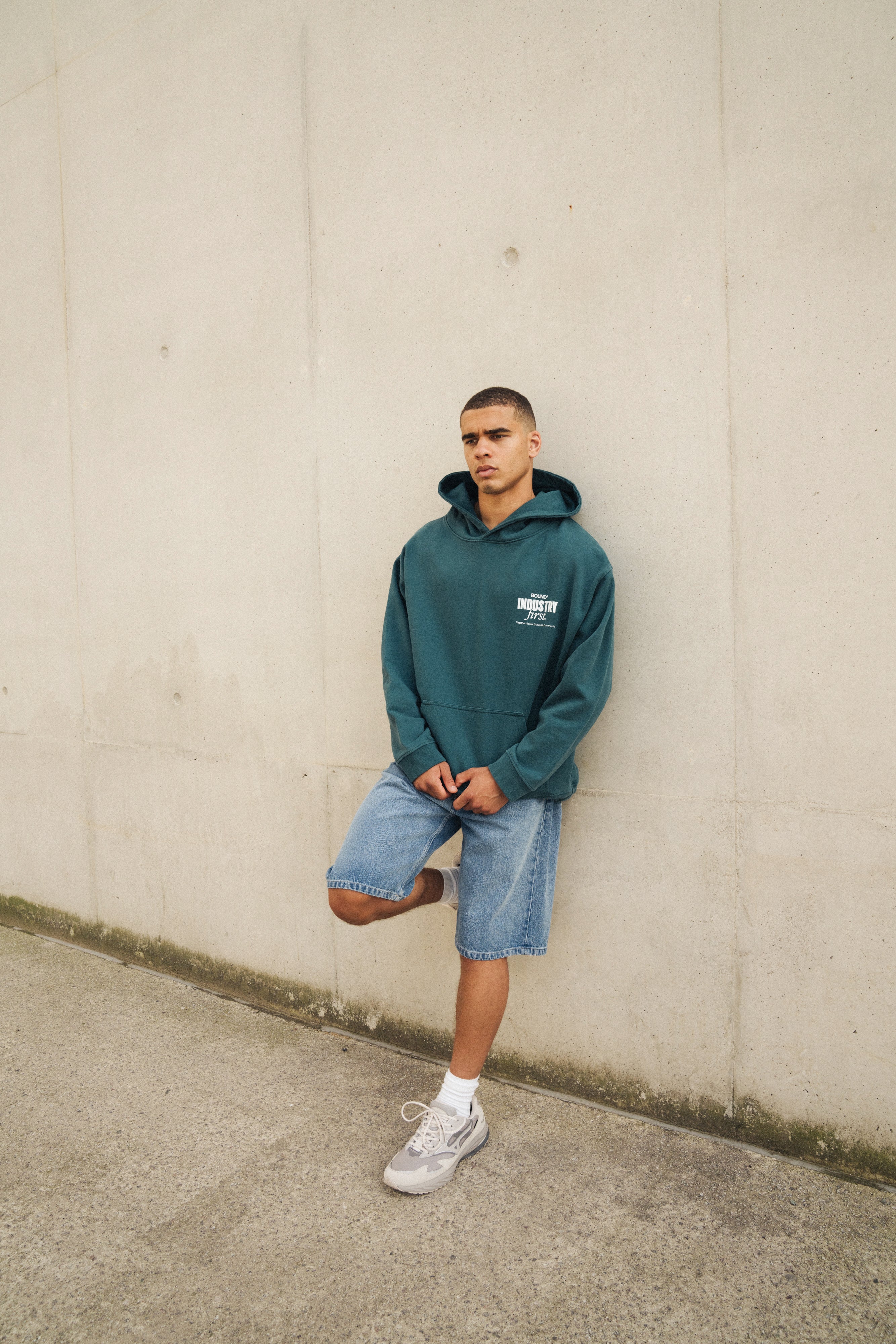 INDUSTRY FIRST HOODIE - FOREST GREEN - Image 4