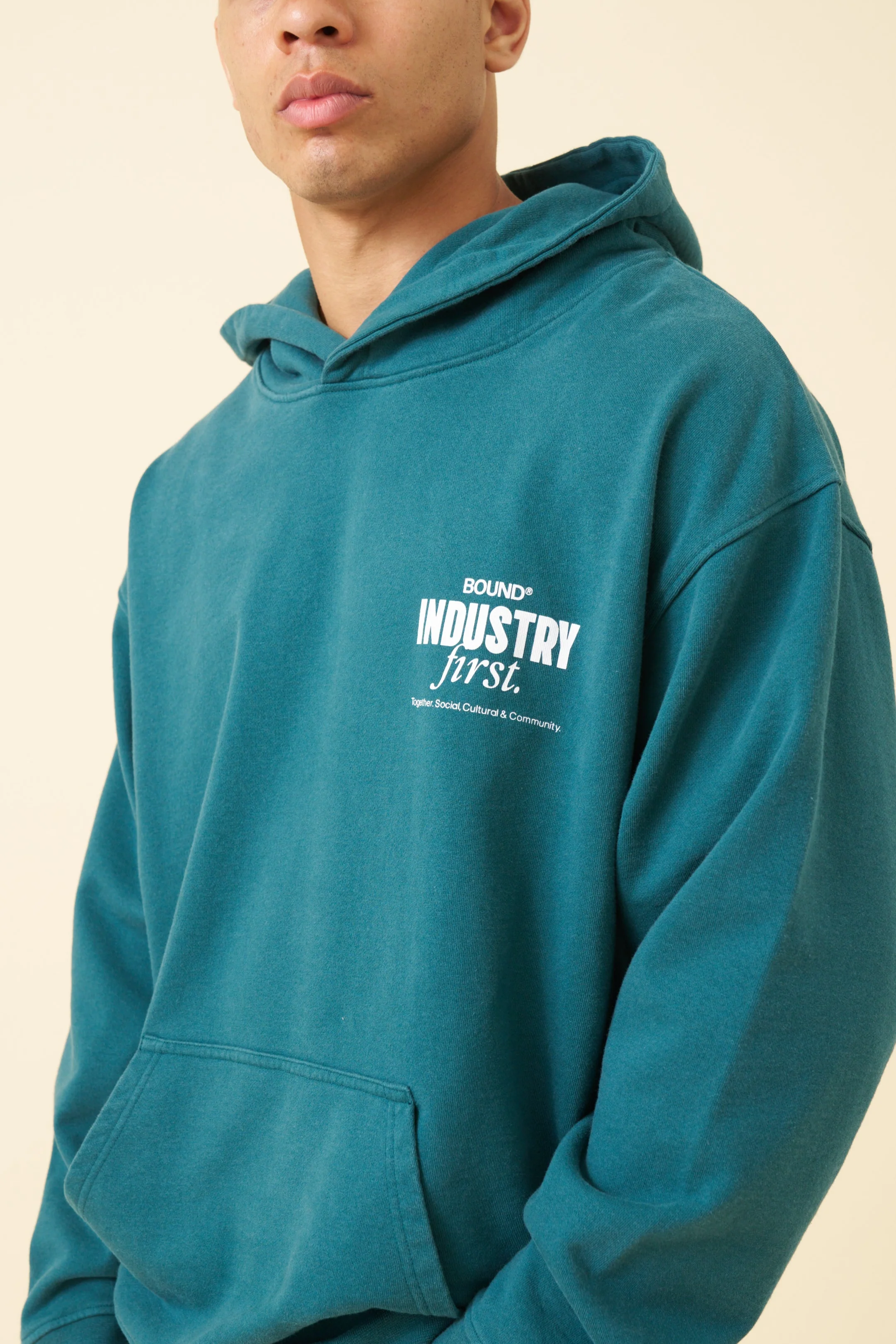 INDUSTRY FIRST HOODIE - FOREST GREEN - Image 5