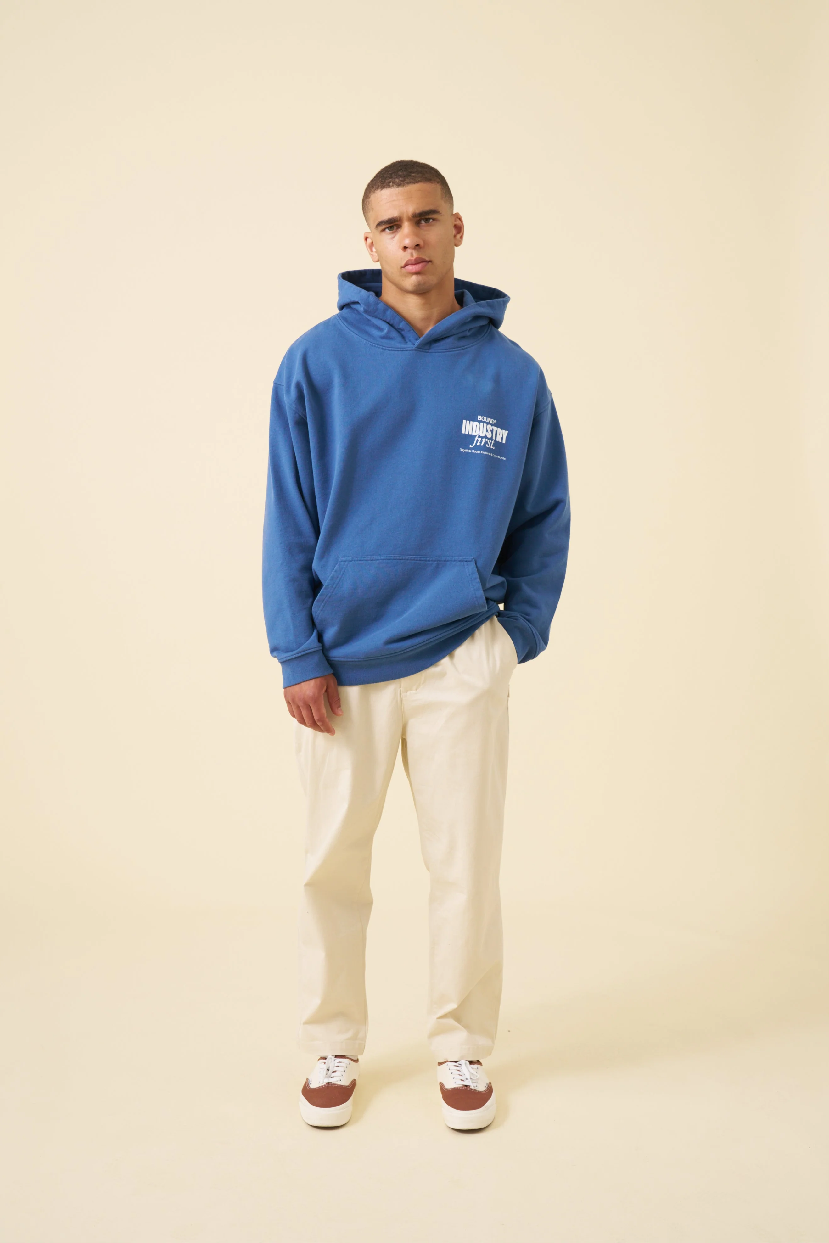 INDUSTRY FIRST HOODIE - NAVY - Image 6