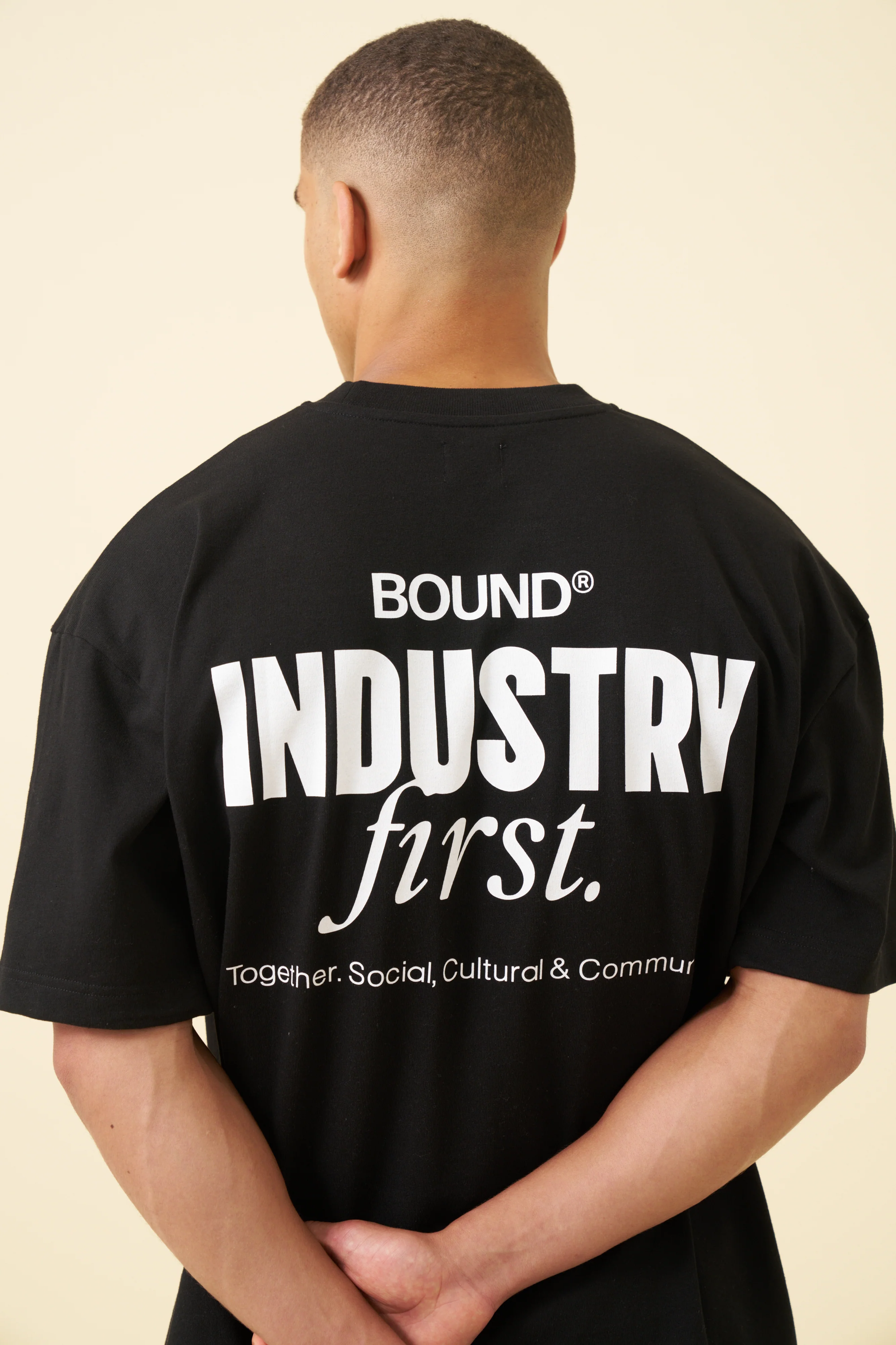 INDUSTRY FIRST TEE - BLACK - Image 5