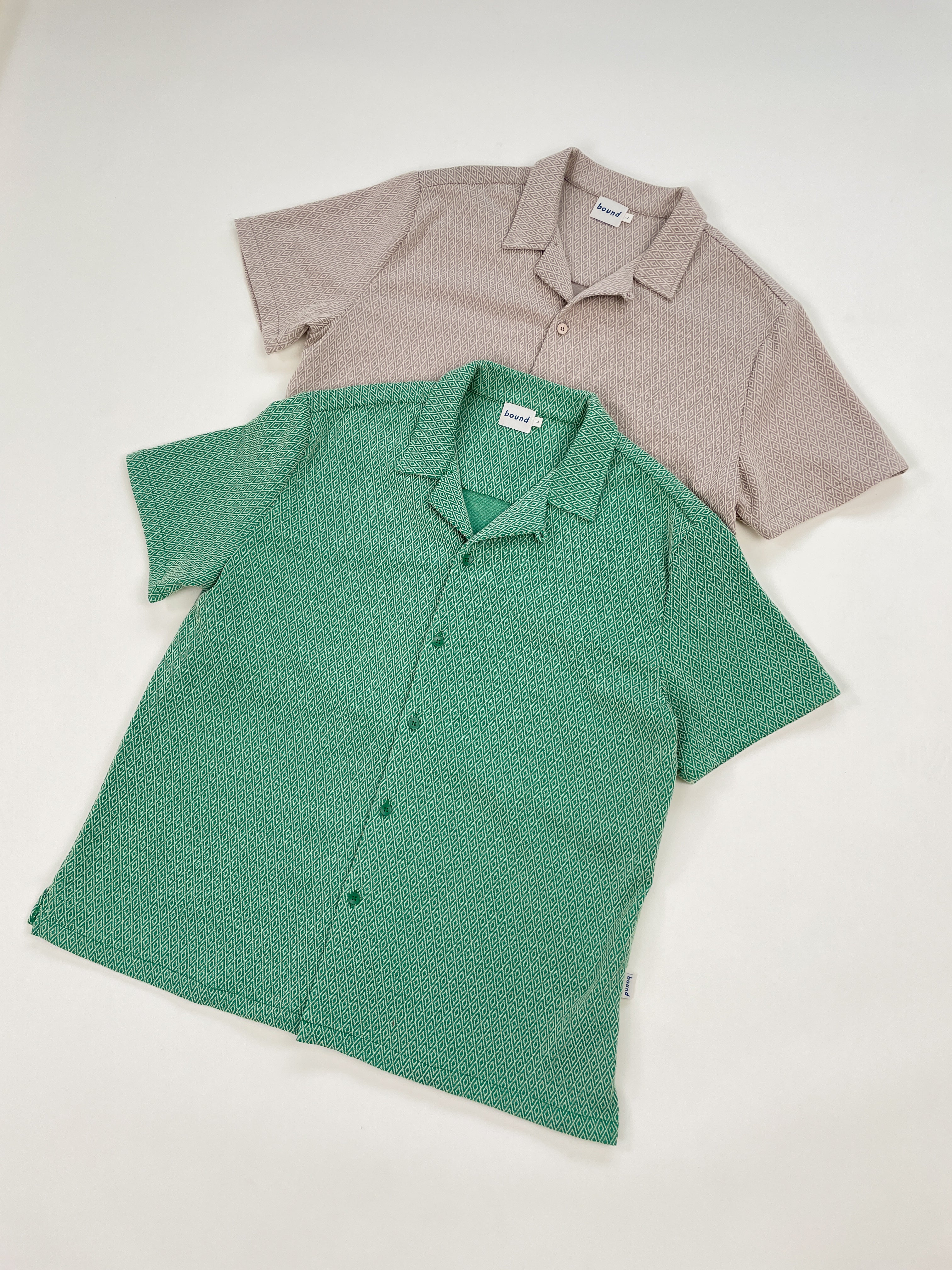 KELLY GREEN DIAMOND CUBAN SS SHIRT - Image 9